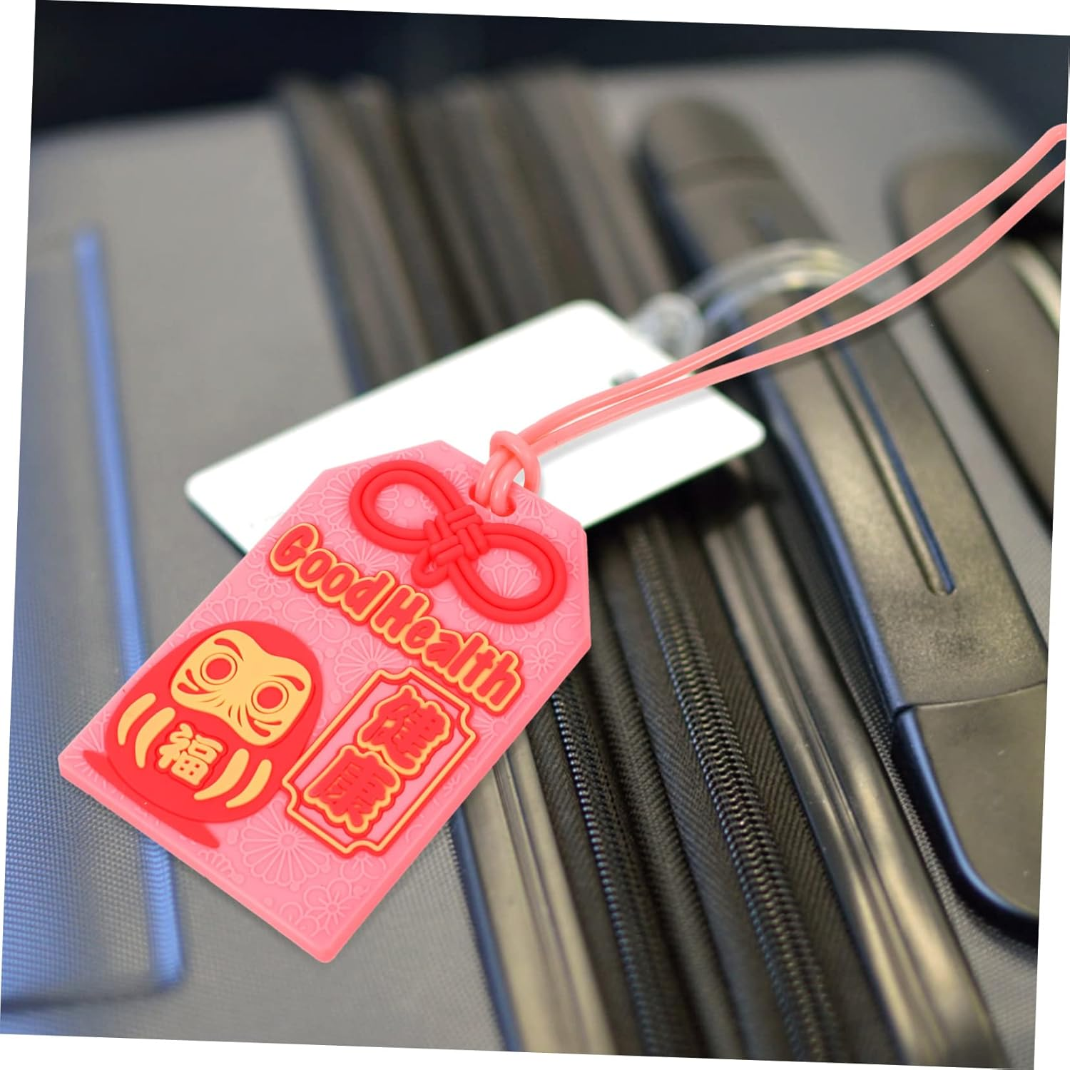 VALICLUD 6Pcs Silicone Luggage Tags Portable Baggage Tag Labels Travelling Suitcase Name for Luggage Checked and Boarding image number 3