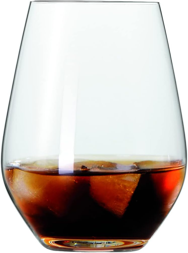 Spiegelau Authentis Casual All Purpose Tumbler, L, Clear &ndash; Elegant Crystal Drinkware for Wine, Cocktails & Beverages &ndash; Machine-Made, Durable & Dishwasher Safe &ndash; 460 Ml Capacity (Pack of 4) image number 2