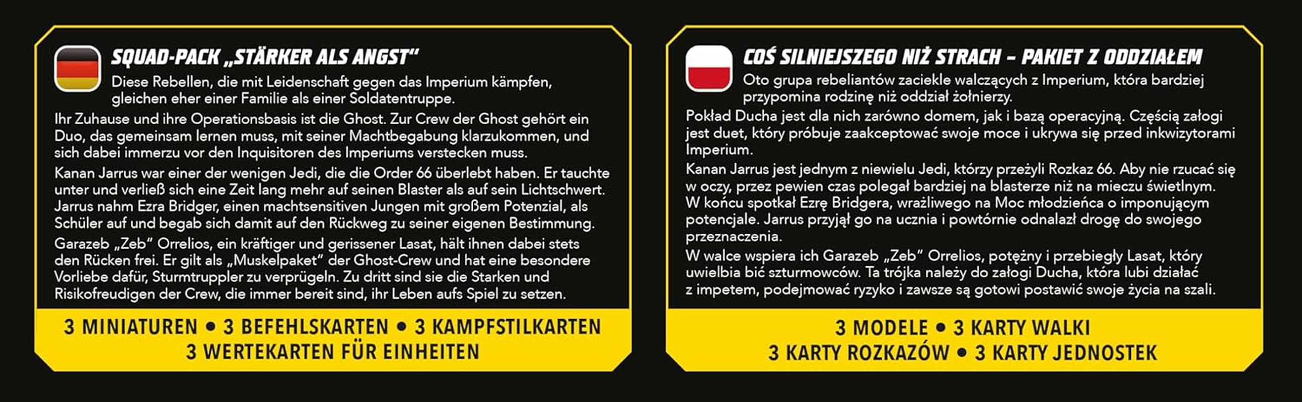 Asmodee North America Star Wars Shatterpoint Stronger than Fear Squad Pack Board Games image number 3