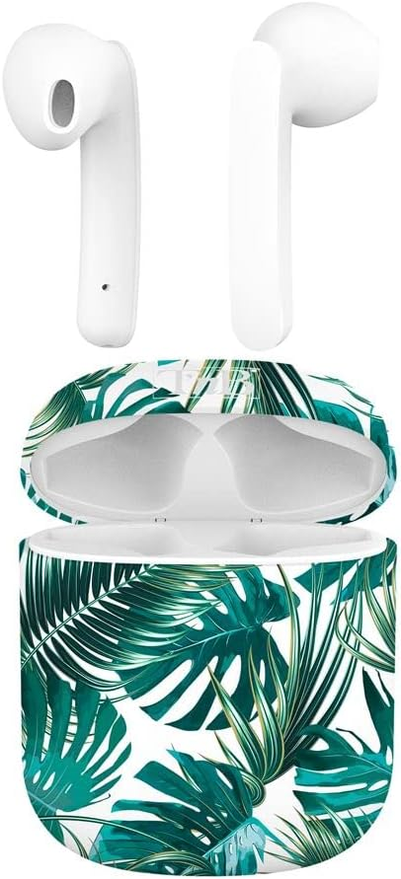 Tnb T'Nb Collection XCLUSIV Wireless Bluetooth Headphones Amazonia Design White/Green image number 1