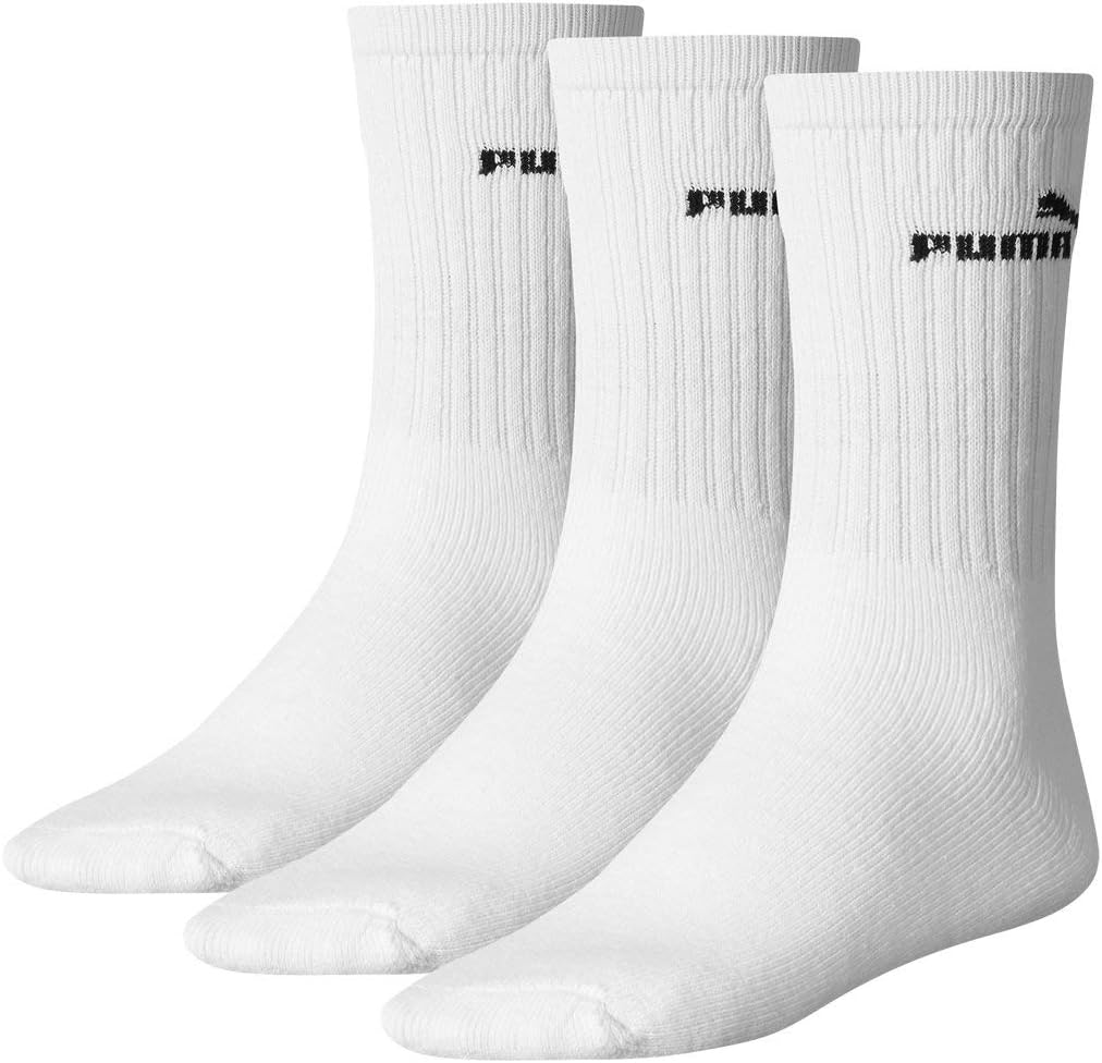 PUMA Unisex Elements Crew Sock 3P