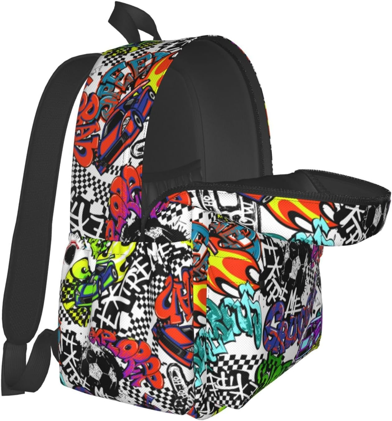 Kids Backpack School Bag Lightweight Bookbag Casual Daypack for Girls Boys Women Men Travel Laptop 16 Inch - Fish image number 2