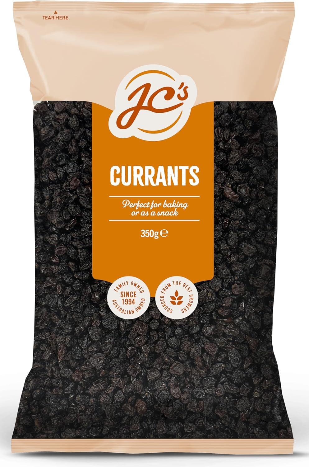 Jc&rsquo;S Currants &ndash; 350G) | Premium Sun Dried Fruit | Naturally Sweet & Tangy | Non-Gmo, Vegan, High in Fiber & Antioxidants