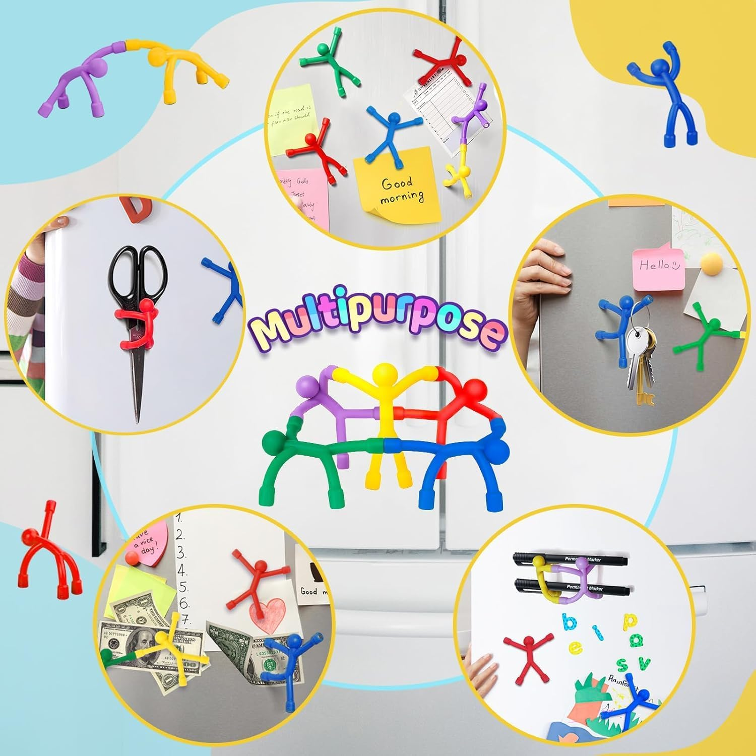 6-Pack Magnetic Travel Toys for Toddlers Kids, Airplane Car Travel Activities Essential, Fidget Toys Road Trip &zwnj;Sensory Toy, Fidgets for Classroom Toys for 3 4 5 6 7 8 Year Old, Gifts for Boys & Girls image number 4