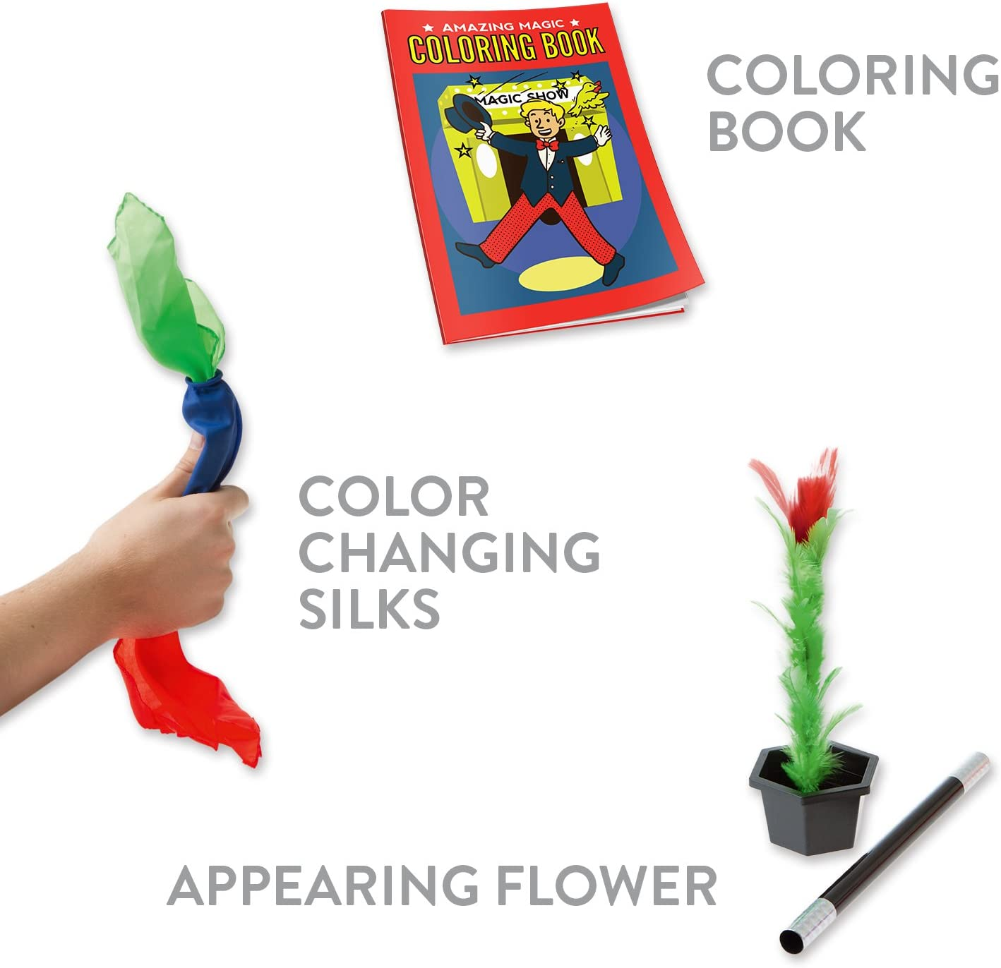 Mastermagic Magic Kit - Easy Magic Tricks for Children - Learn over 350 Spectacular Tricks with This Magic Set - Ideal for Beginners and Kids of All Ages! image number 5