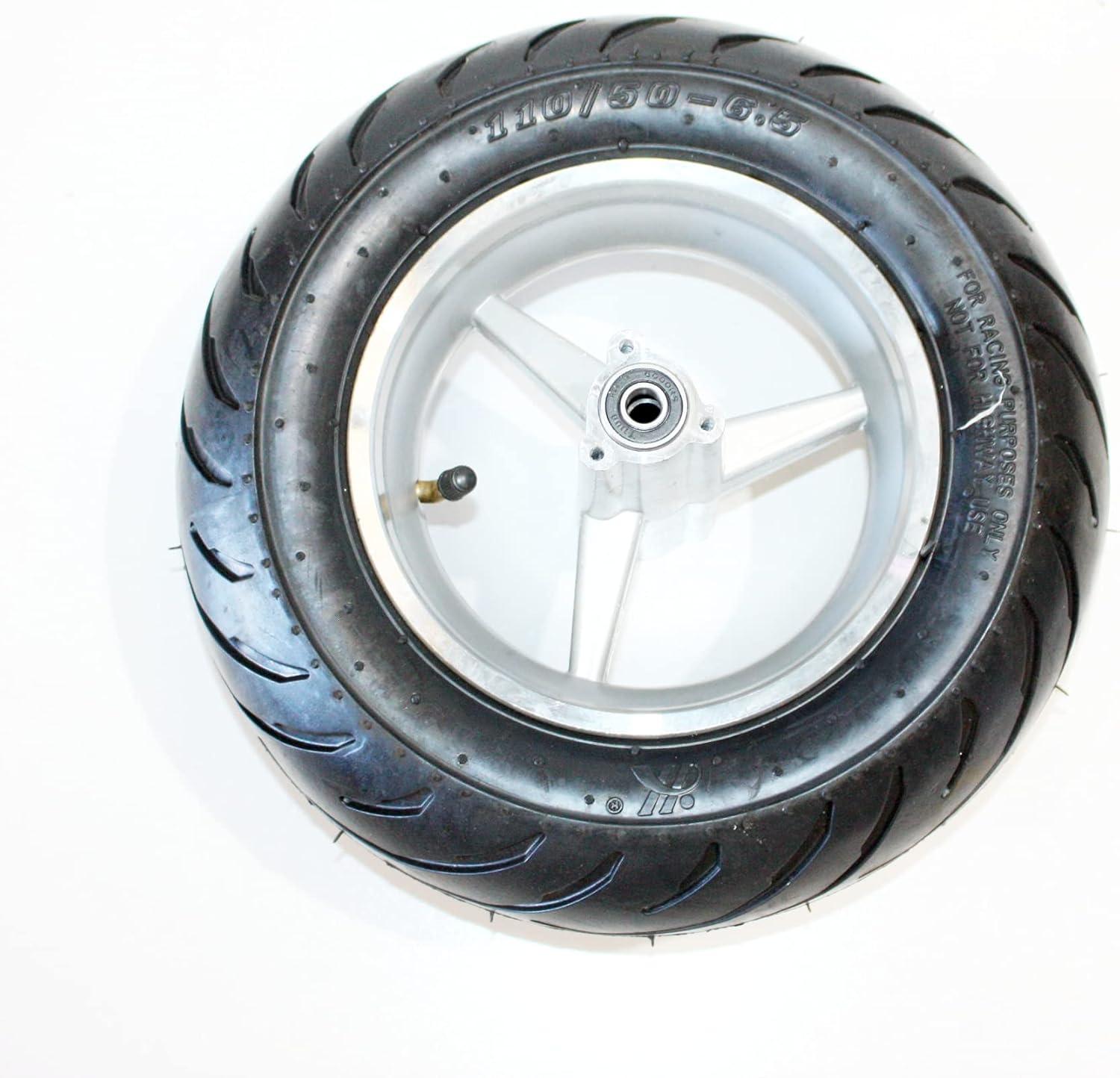 BLYGO 110/50-6.50 Rear Back Wheel + Road Tyre Tire 49Cc Mini Pocket Rocket PIT Bike image number 1
