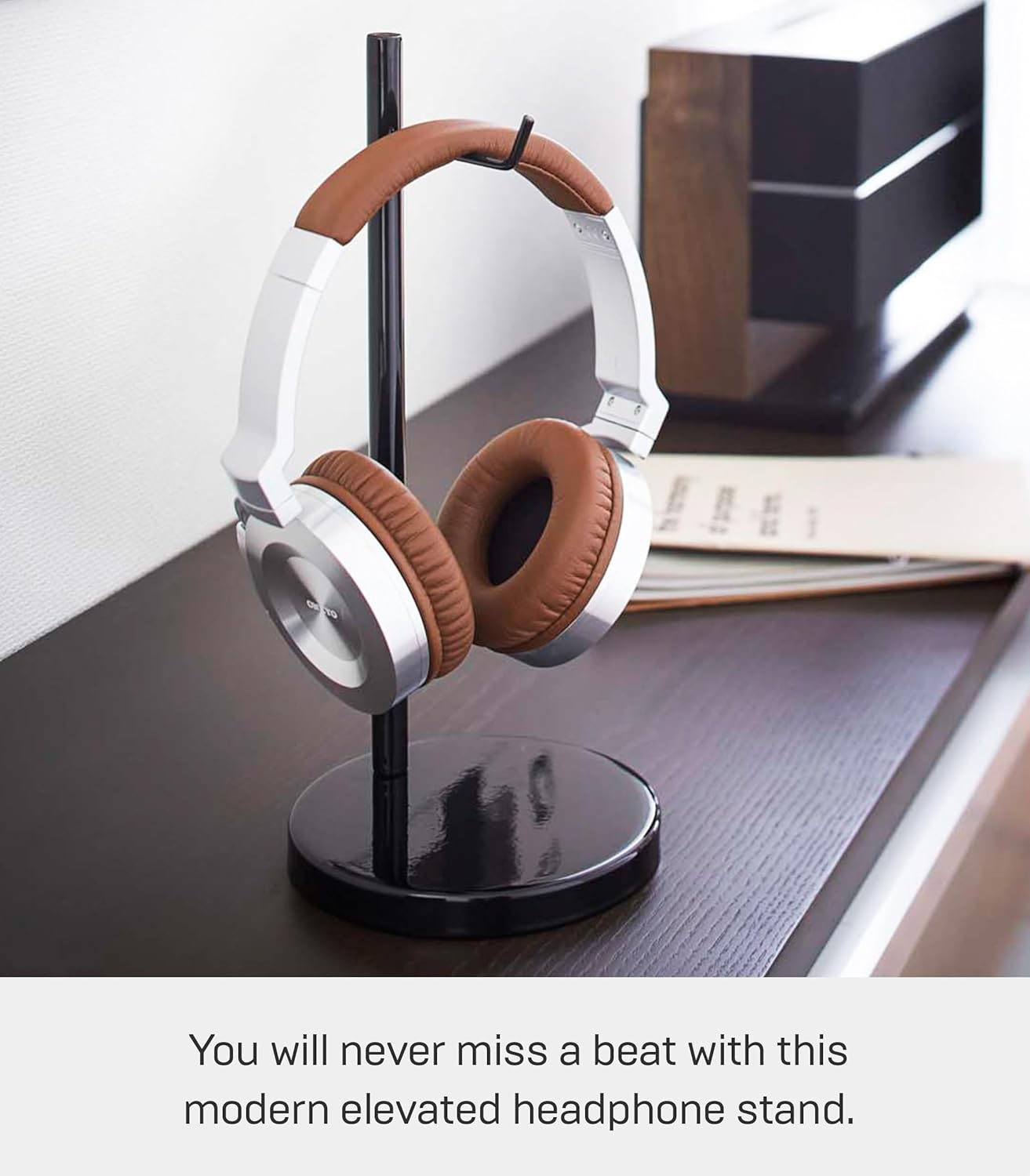 BAUTES Headphone Stand round BK - White image number 4