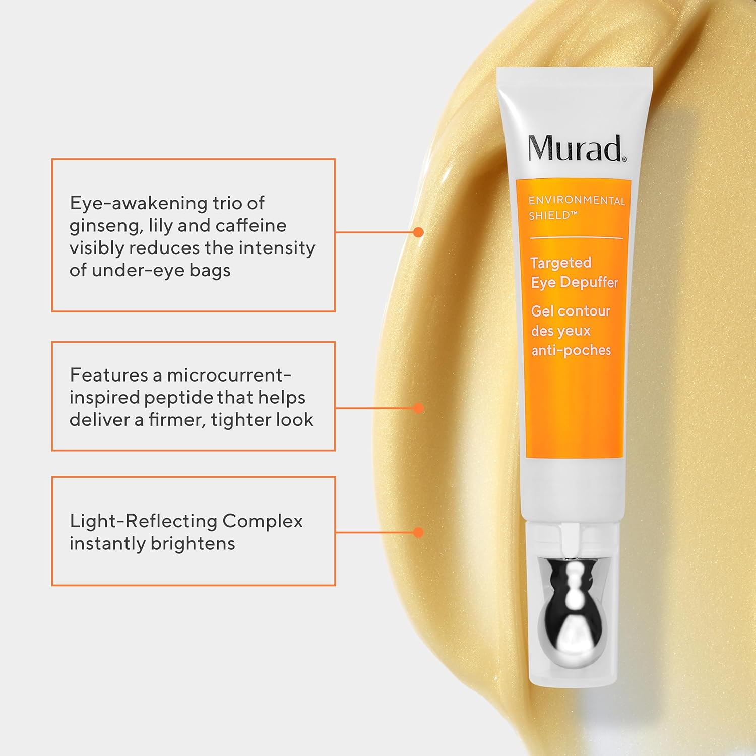 Murad Targeted Eye Deduffer anti Aging Eye Cream 15 Ml