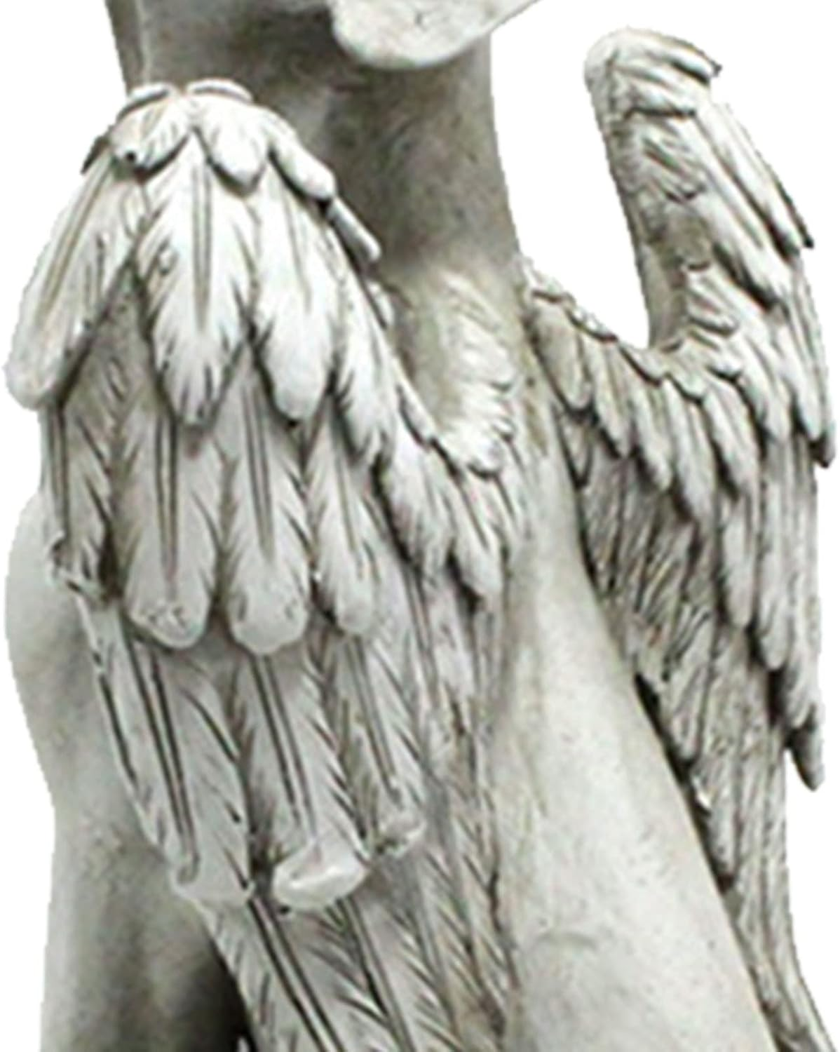 Angel Dog Memorial Statue,Hand Carved Vivid and Exquisite Synthetic Resin Pet Memorial Stone Suitable for Outdoor Gardens image number 1