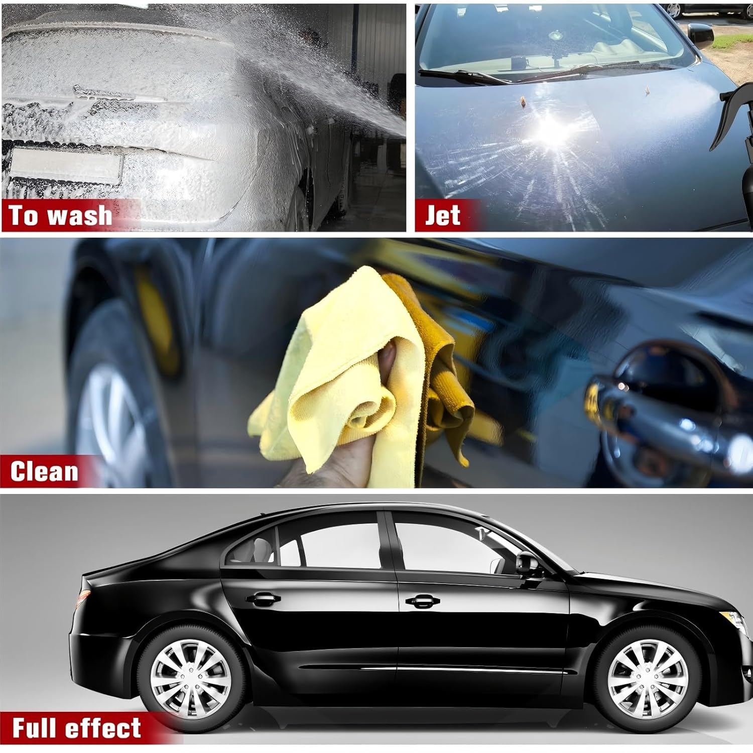 2PCS Nano Car Spray, Car Scratch Remover, 2025 New Paint Coating Agent, Auto Nano Ceramic Coating, Quick Paint Protection, Auto Scratch Repair Paste Polishing Wax, 250Ml image number 3