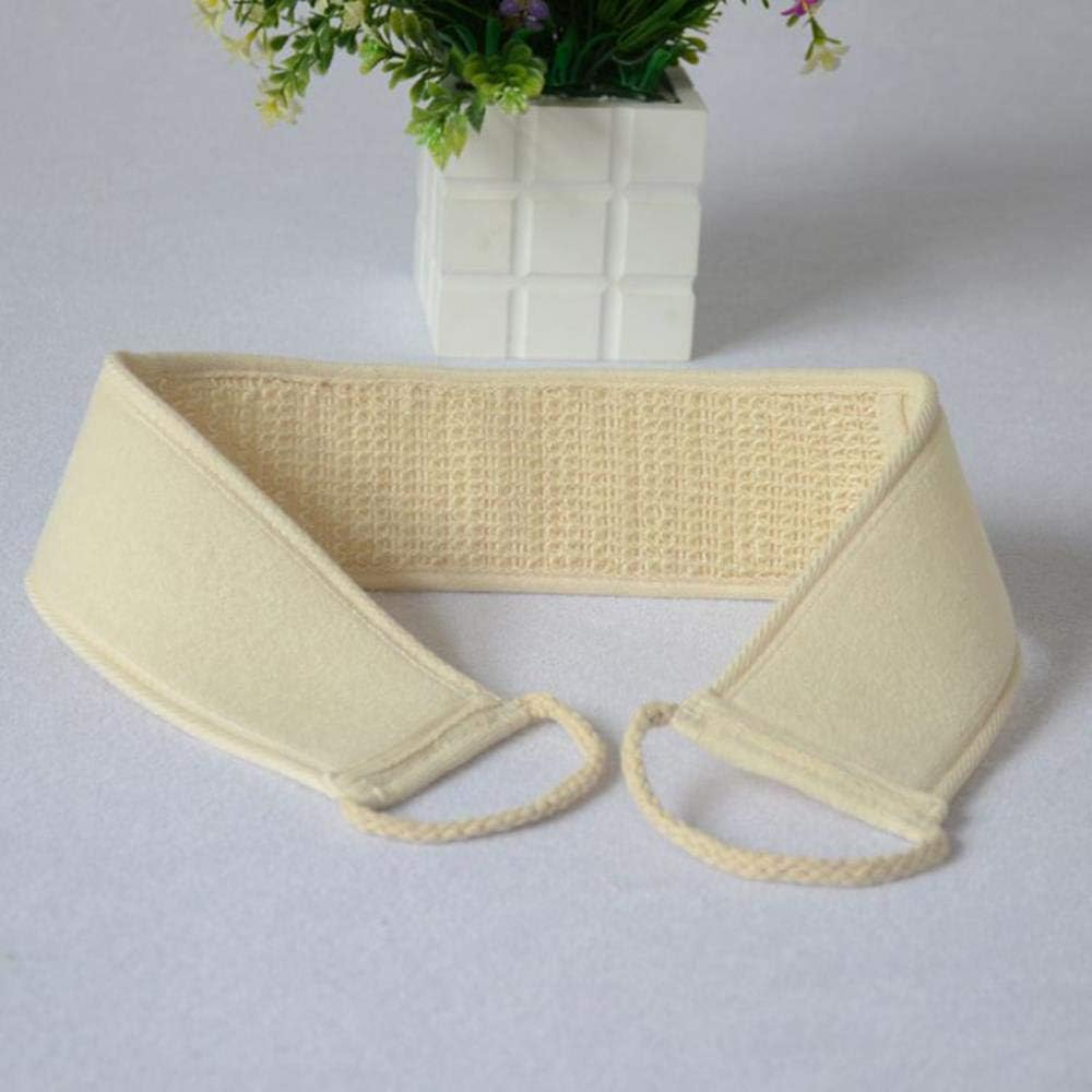 Natural Loofah Bath Rub Brush Exfoliate Pull Back Strip Rub Back Belt Chopping Band Bath Towel