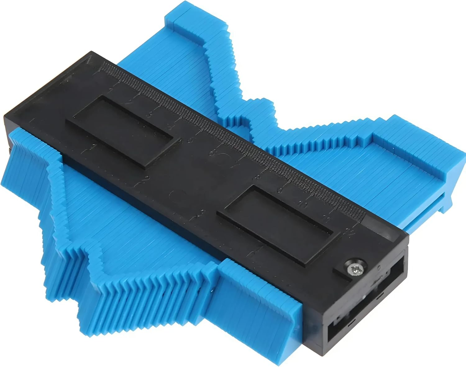 EZONEDEAL Contour Gauge Duplicators, Simple Shape Contour Gauge Duplicator, Instant Template for Curved and Odd Shapes, Easy Master Outline Gauge Tool for Cutting (1 PC)