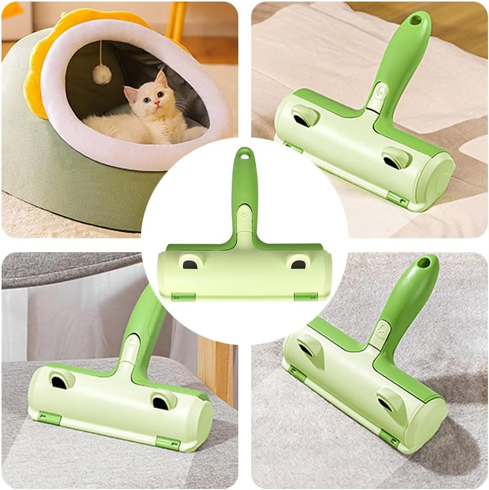 2 Pcs Pet Hair Remover Roller, Reusable Pet Lint Roller, Cat and Dog Hair Remover, Multi-Surface Fur Removal Tool, Suitable for Couch, Furniture, Carpet, Sofa, Bedding, Rugs image number 3