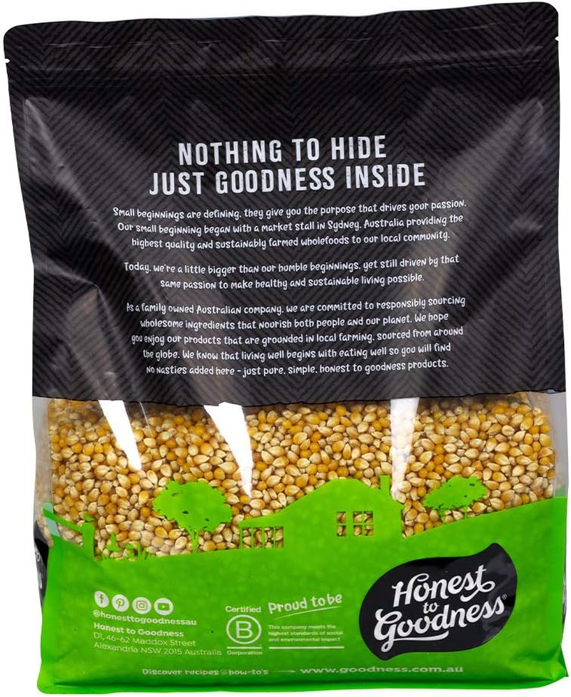 Honest to Goodness Organic Popcorn Kernels, 5 Kg image number 1