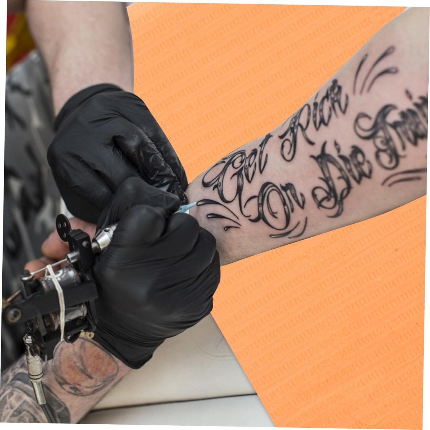 125Pcs Disposable Manicure Table Mats Nail Art Pad Salon Supply Tablecloth Clean Pads for Nail Art Practice - White image number 6