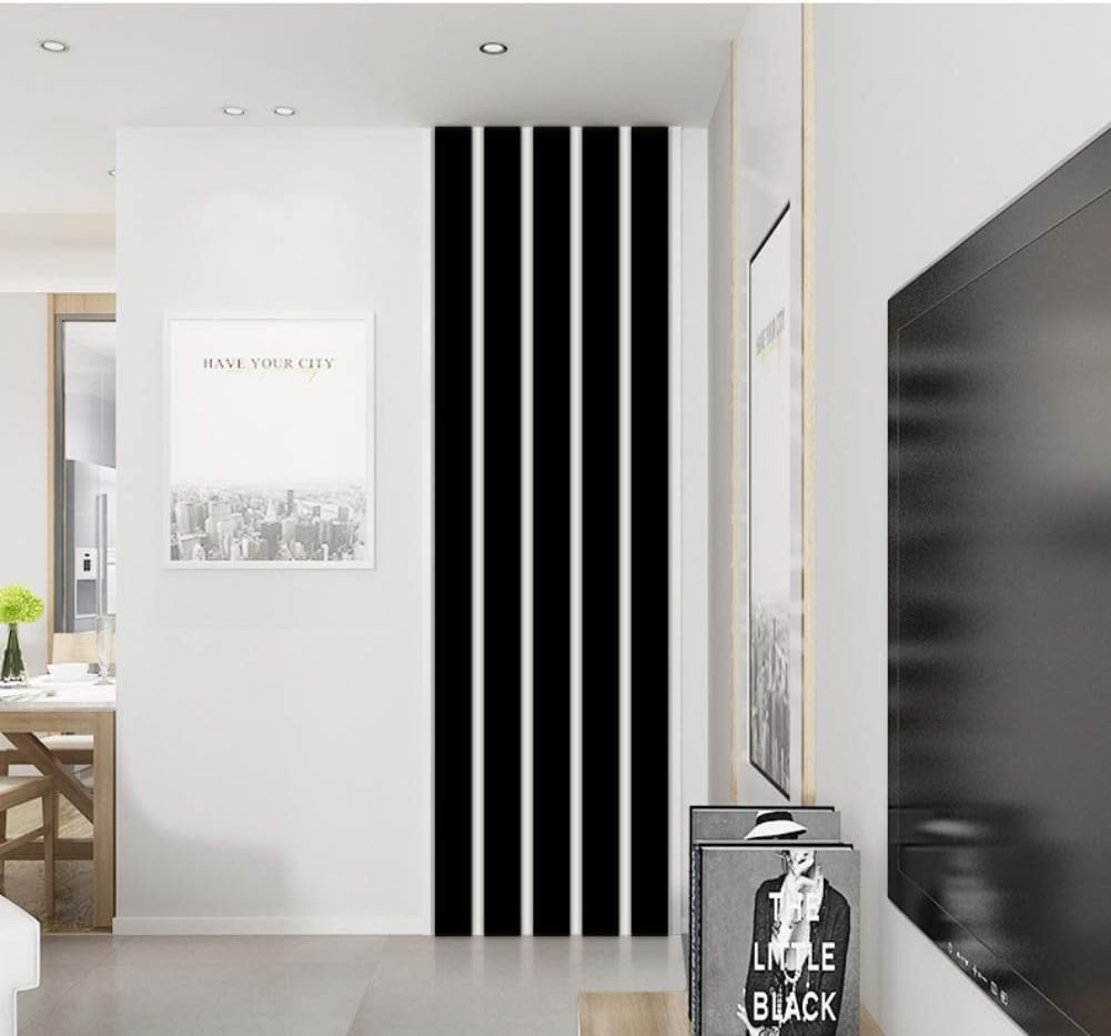 10 Pcs Mirror Wall Stickers Striped Design Mirror Art Tile Decal DIY Self Adhesive Wall Line Border Decals Removable Acrylic Mirror Sheets Wall Sticker Wall Stickers and Murals for Home Decor 5*20Cm