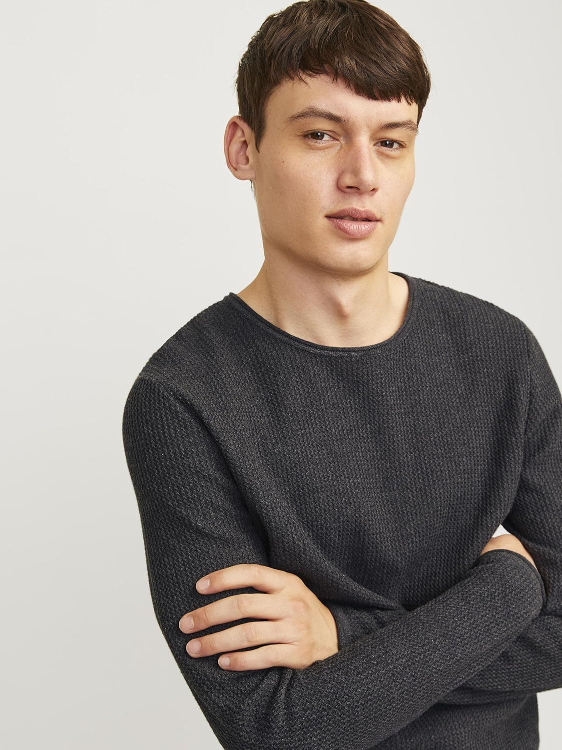 JACK & JONES Men'S Jjecooper Knit Crew Neck Noos Knitted Jumper image number 2