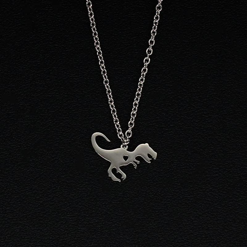 Dinosaur Gifts Necklaces for Boys Dinosaur Necklace for Women Girls Boys Christmas Birthday Gifts for Son Daughter BFF Friends Mom Dad Aunt Uncle