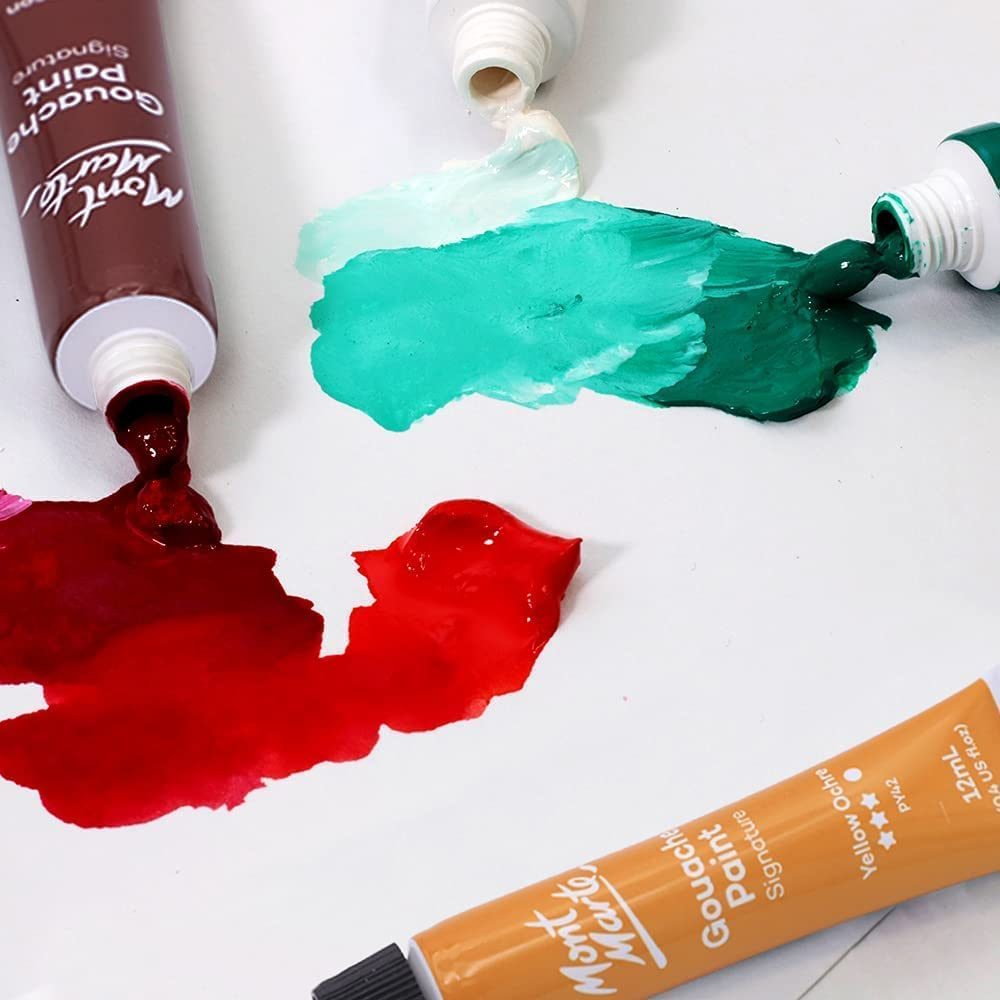 Mont Marte Gouache Paint 24-Pieces Set, 12 Ml image number 4