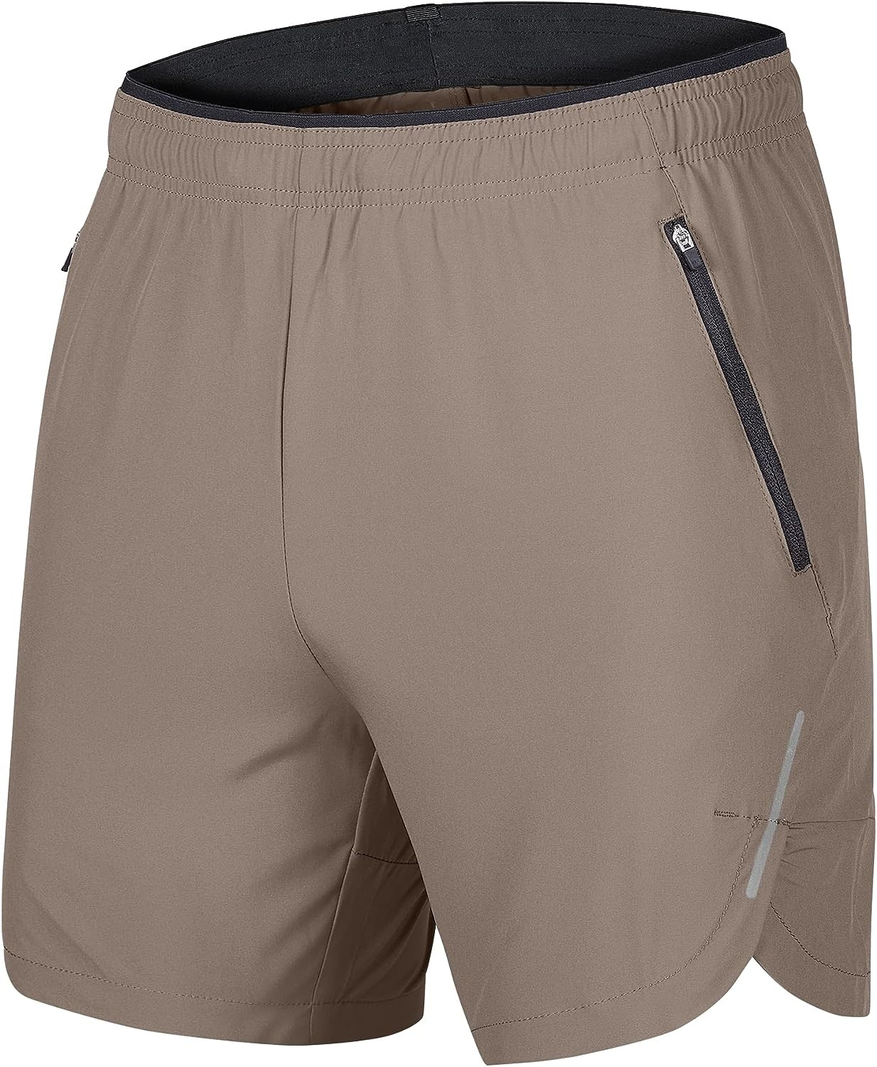 33,000Ft Men'S Blue Athletic Shorts with Pockets, Breathable, Drawstring Closure, Mid Rise, 3 Inch Inseam, Running, Gym, Training image number 6