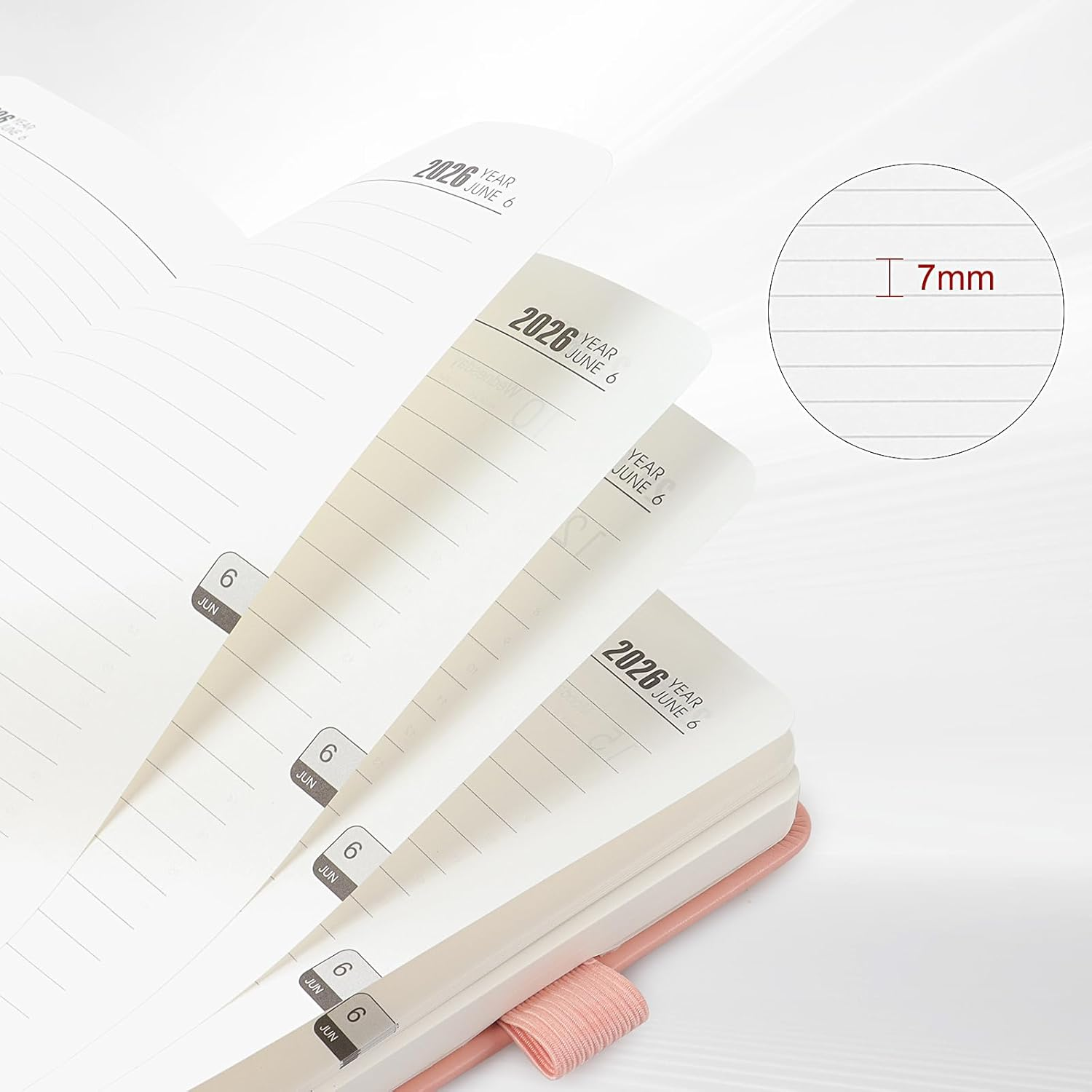 2026 Academic Diary Week to View Page a Day Life Planner A5 Appointment Diary for Office, School, Home and Business(Black) image number 3