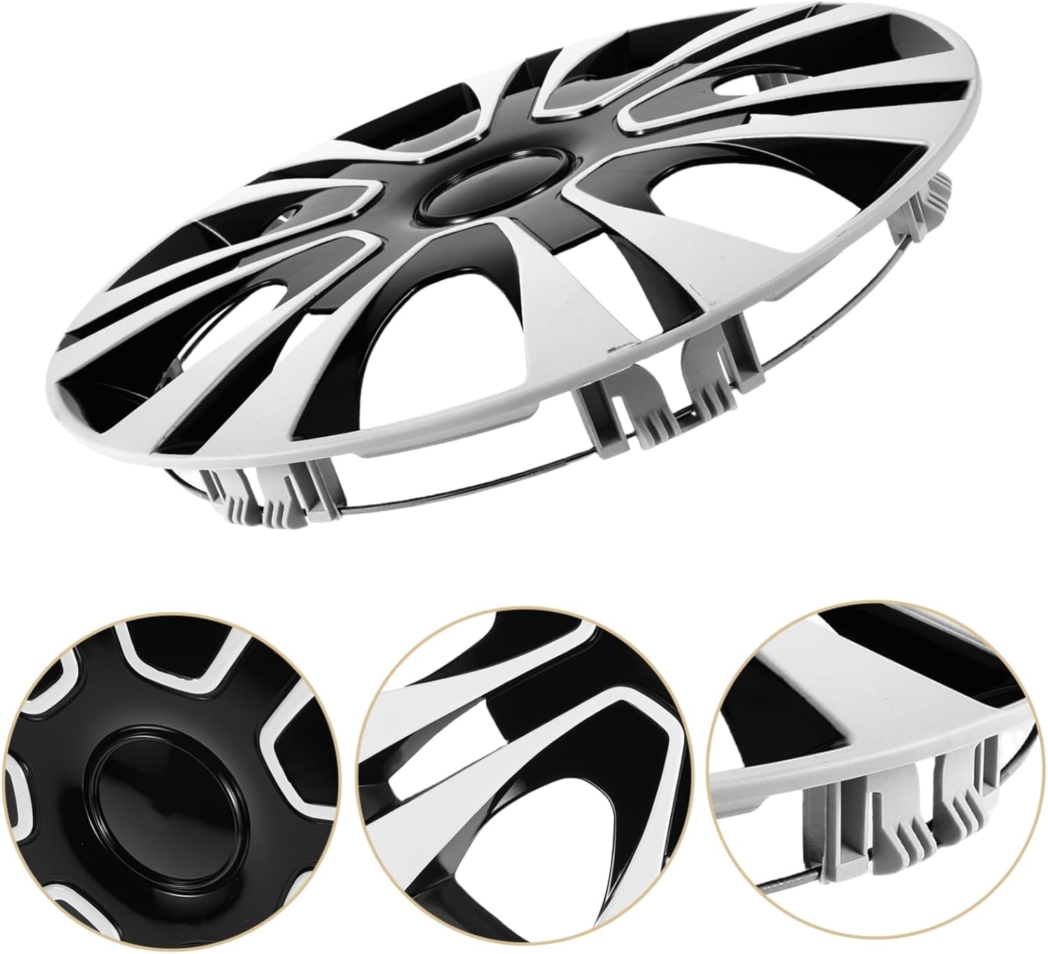 GRIRIW 1Piece Car Wheel Rim Cover Hubcap for Enhanced Vehicle Aesthetics Easy Installation Protector for Car Models White image number 1