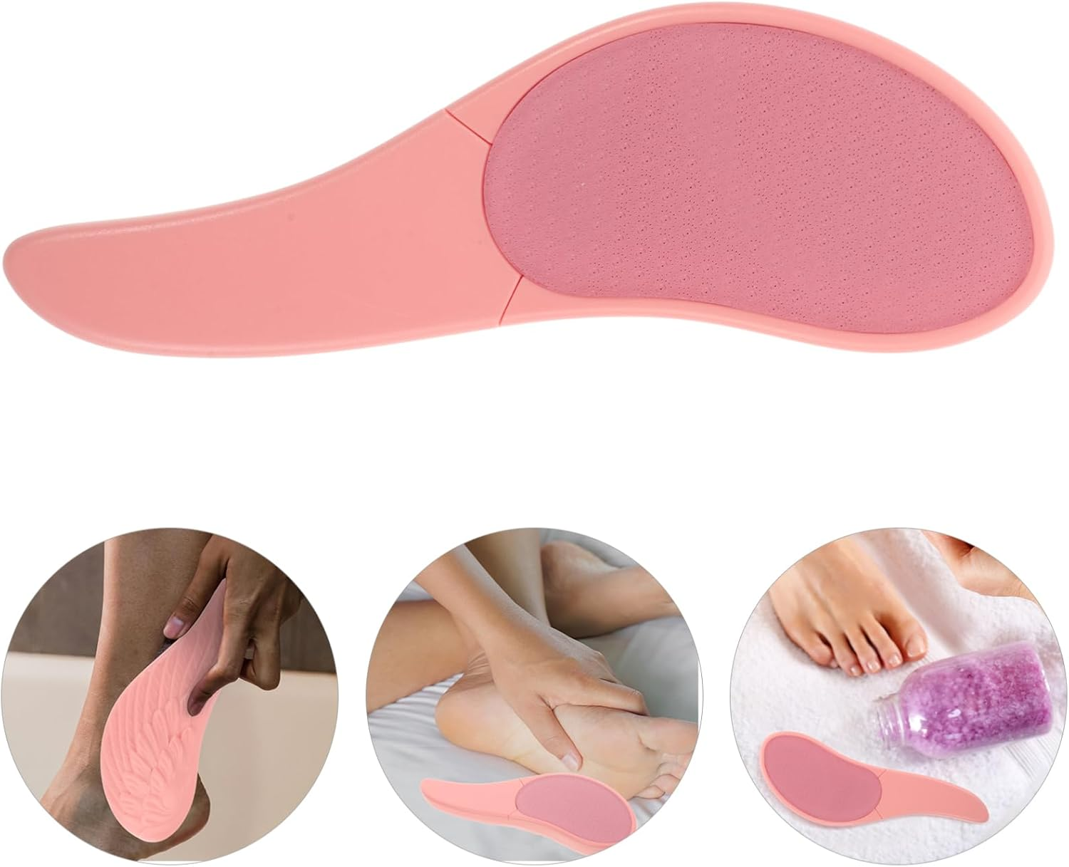 VICASKY Handheld Foot File Callus Remover for Dead Skin Removal Manual Foot Rubbing Board for Home Use image number 2