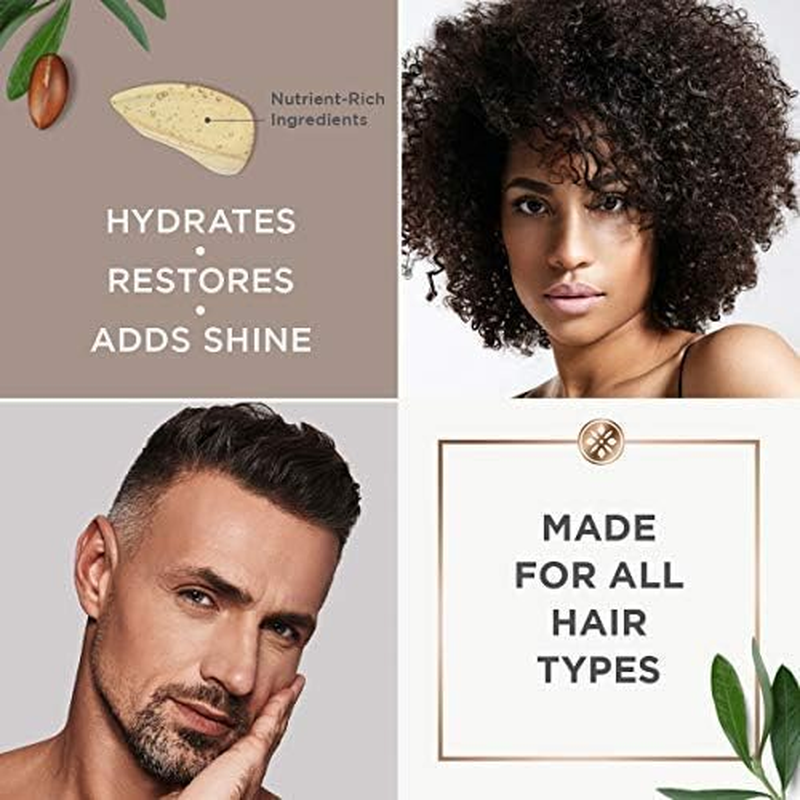 Argan Magic Intensive Hair Oil | Restores Manageability and Elasticity - Adds Shine and Gloss | Controls Frizz | Made in USA, Paraben Free, Cruelty Free (4 Oz / 2 Pack) image number 1