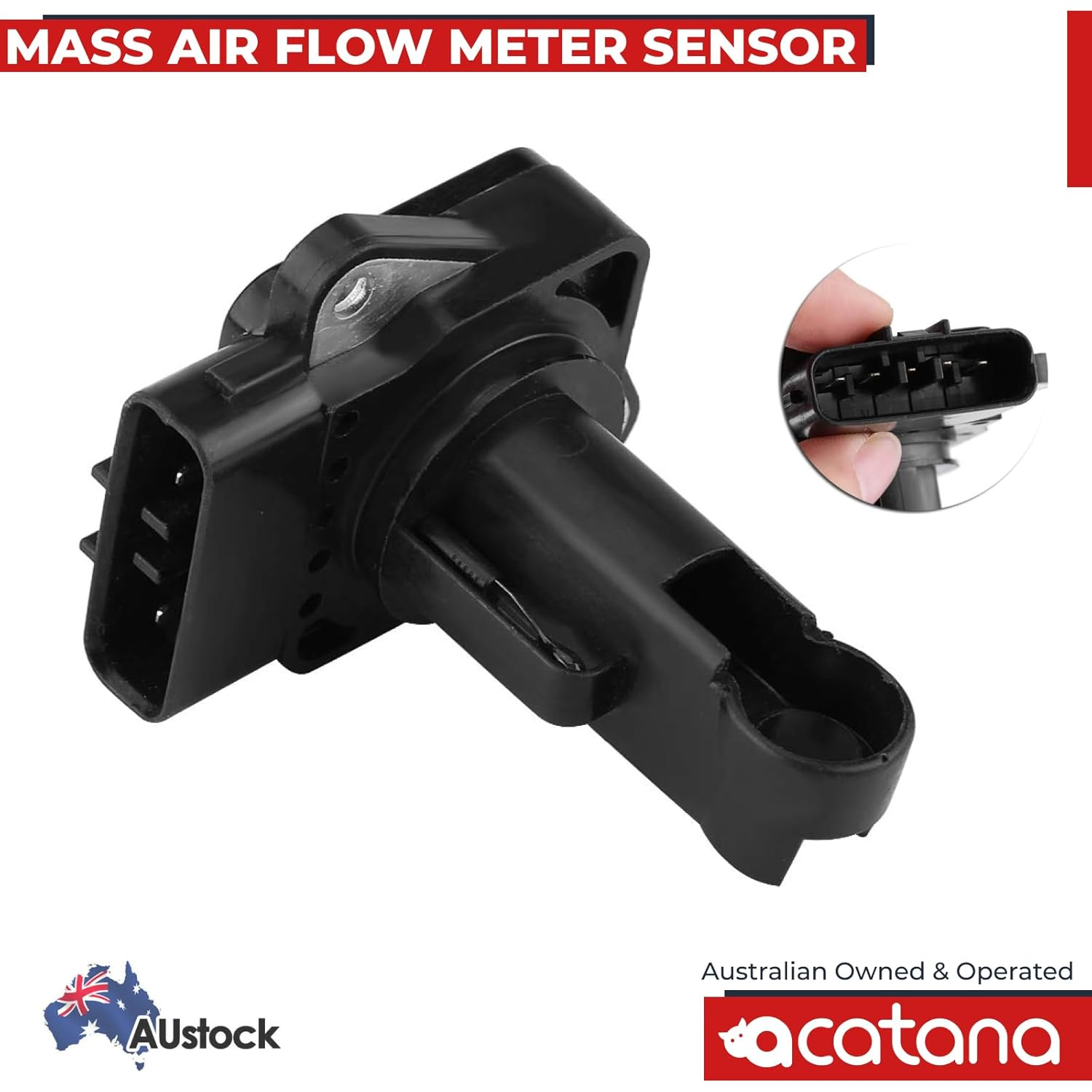 MAF Air Flow Mass Meter Sensor for Mazda BT-50 2006 2007 2008 2009 2010 2011 AFM Replacement OEM 1974002010 197400-2010
