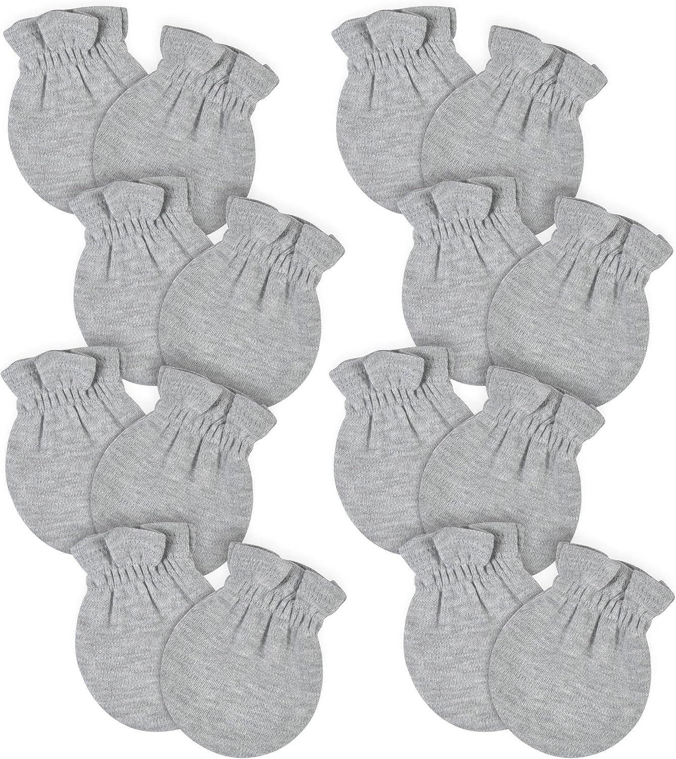 Gerber Baby Girls' 8-Pack and 12-Pack No Scratch Mittens, Navy