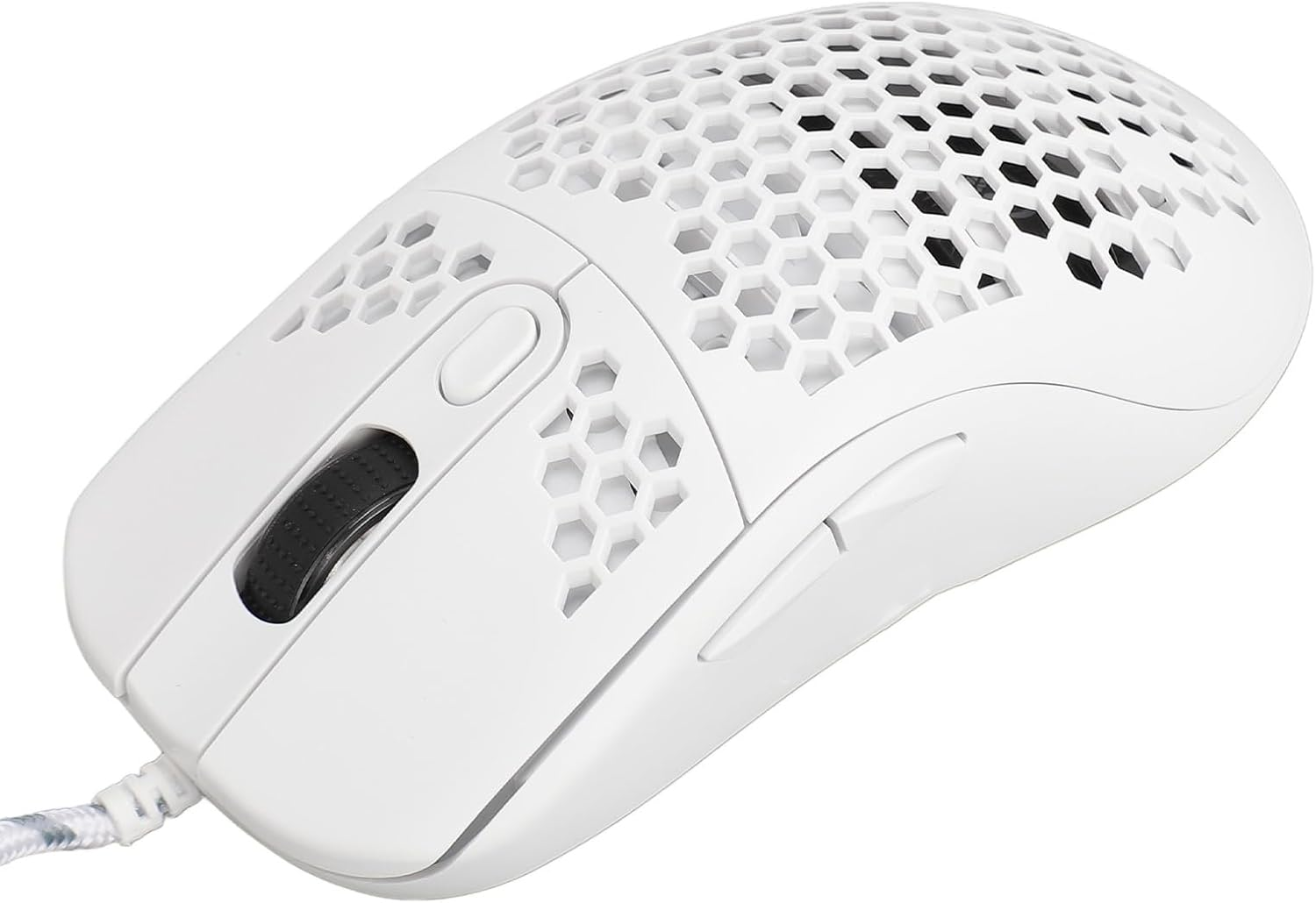 Wired Gaming Mouse, USB Optical Computer Mice with RGB Backlit, 6 Adjustable DPI up to 8000DPI, 6 Programmable Buttons, Ergonomic Computer Mice for Windows/Pc/Laptop Gamer (White) image number 1