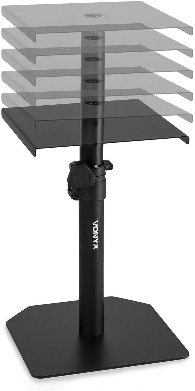 Studio Monitor Stands Speaker Mount Adjustable Desktop Stand Pair Vonyx SMS10 image number 1