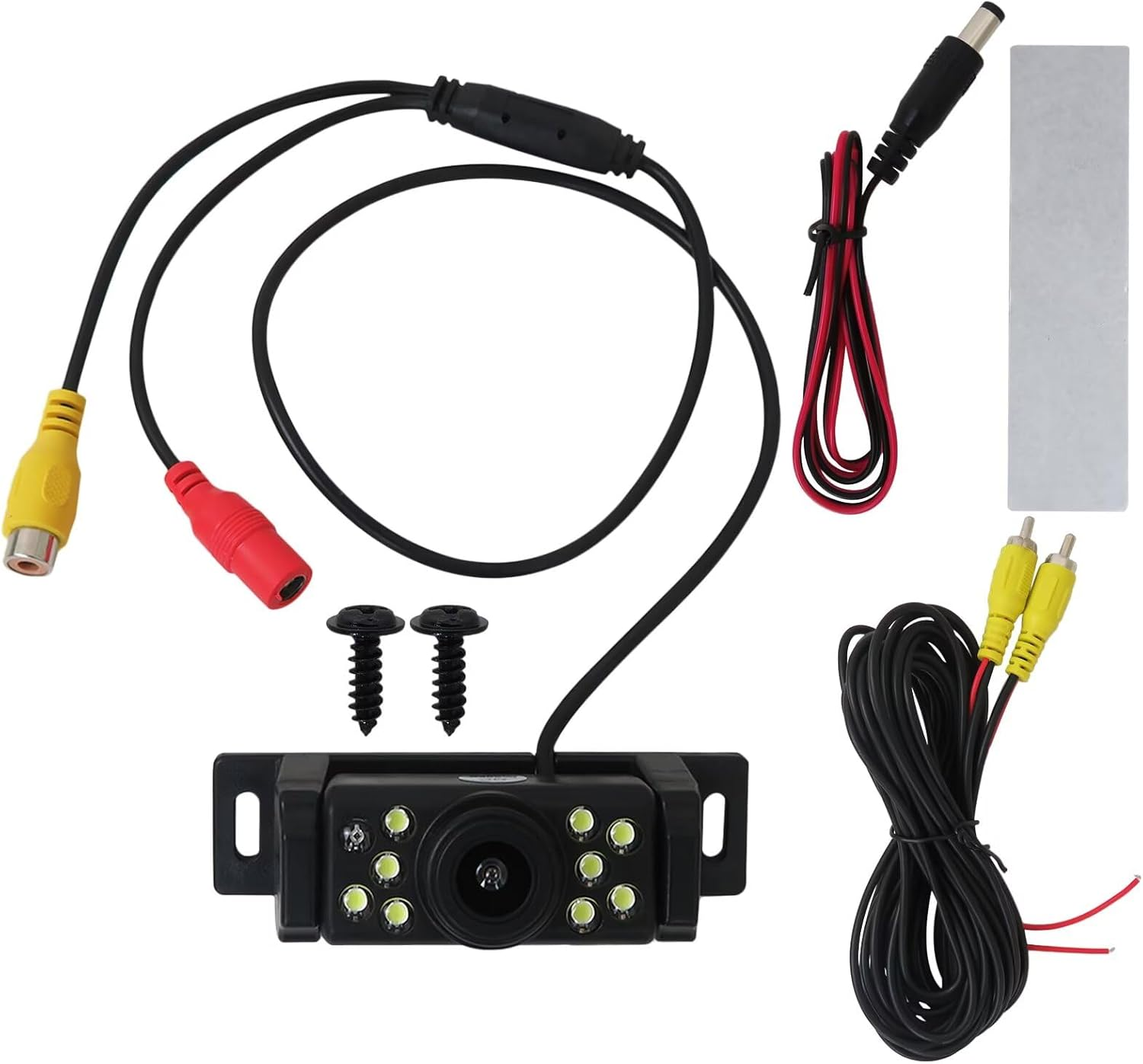 Upgraded 170&deg; Reverse Camera Car Replacement Fits for Most of Vehicles License Plate, Rear View Backup Parking Cam HD Waterproof Night Vision