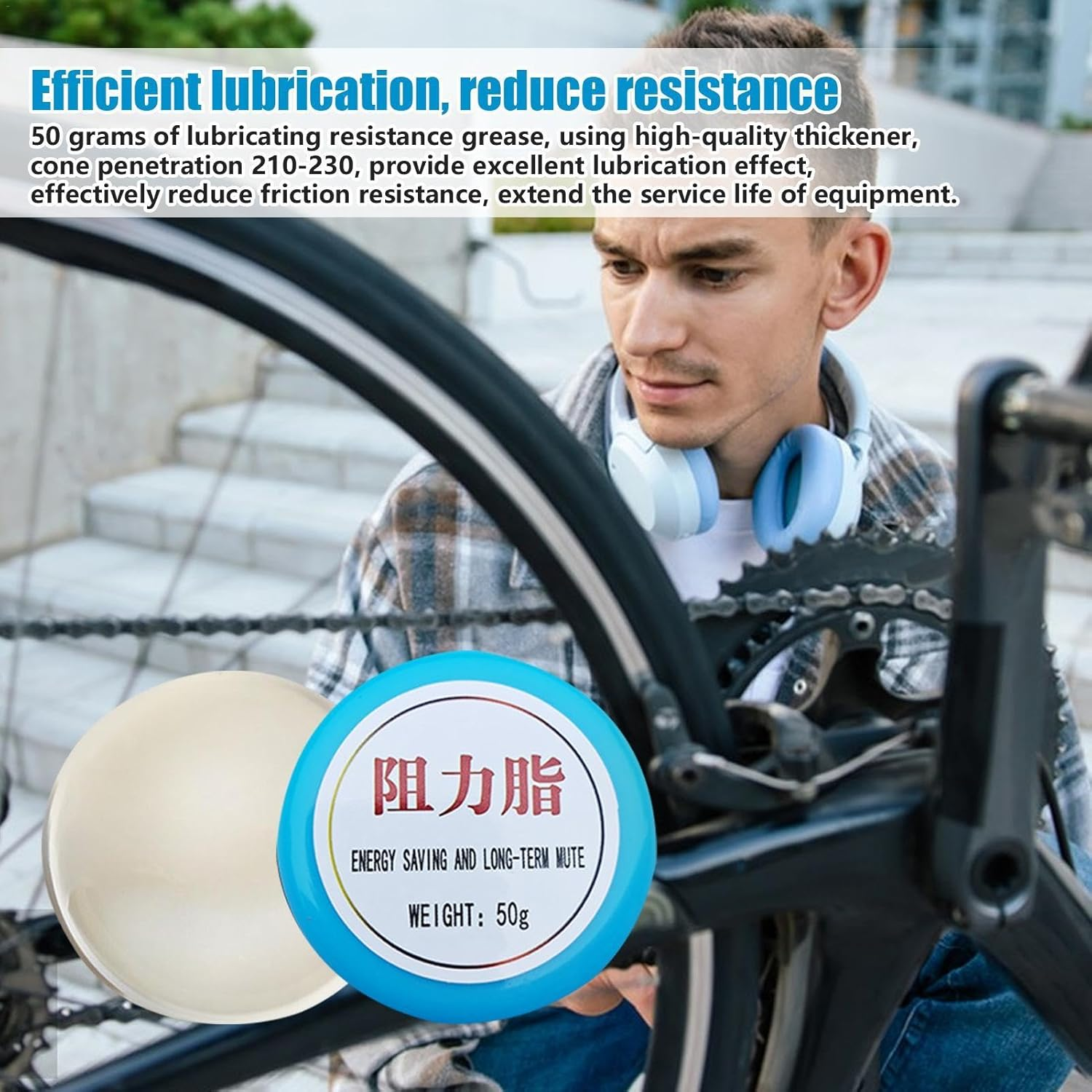 Damping Grease - Mechanical Damping Lubricating Grease | High-Performance Mechanical Damping Lubricating Grease 50G Multi-Purpose Damping Grease for Electrical Connections image number 1