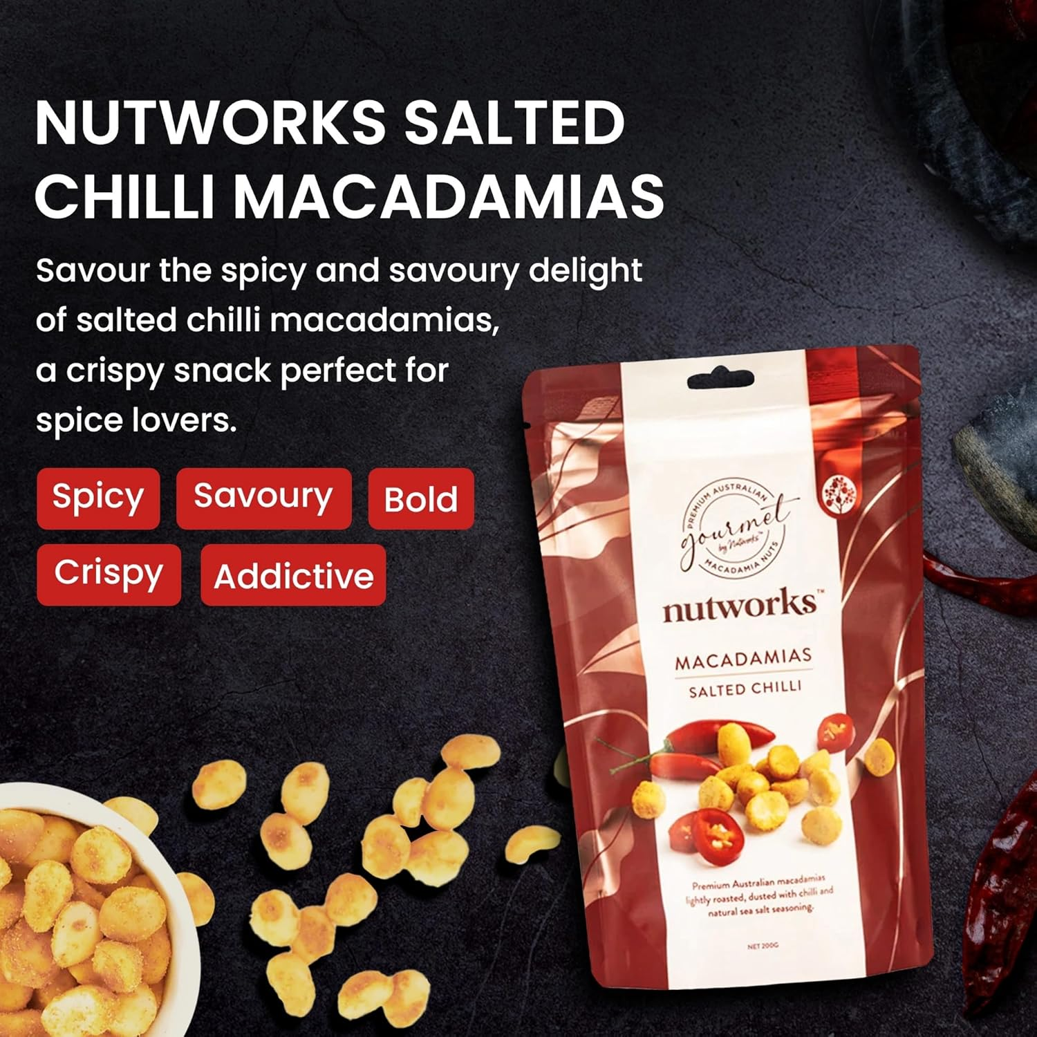 Luxury Whisky Gift Hamper, Includes Glenfiddich 12-Year-Old, Salted Chilli & Wasabi Macadamias, Perfect Birthday or Thank You Gift image number 6