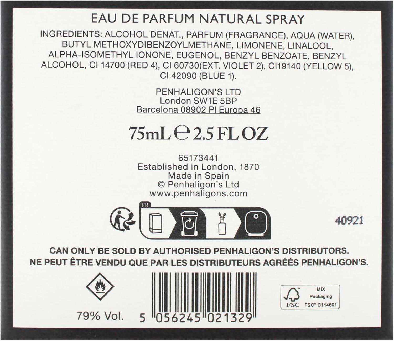 Terrible Teddy by Penhaligons for Unisex - 2.5 Oz EDP Spray image number 2