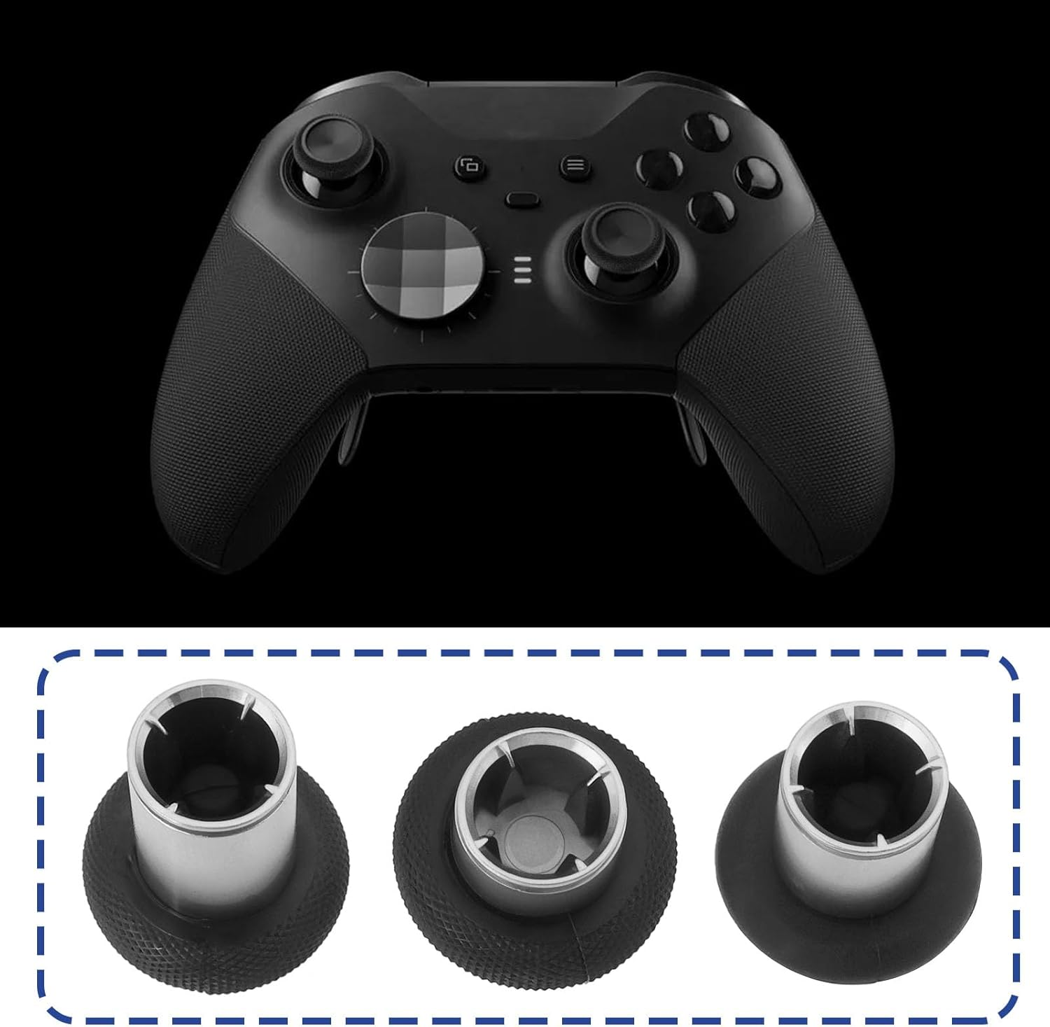 SG Store 6PCS Controller Replacement Magnetic Thumbstick Swap Accessories Compatible with Xbox One Elite Series 1 Controller Stick Parts image number 4