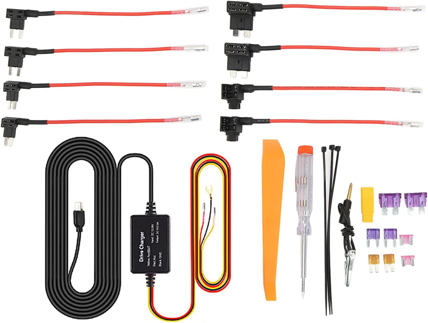 Rengu Dash Cam Hardwire Kit, GPS Navigator Flexible USB Hardwire Kit (Mini) image number 3