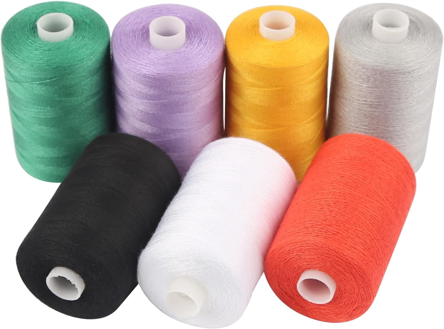 Haobase Sewing Thread Assortment Coil Black 1000 Yards per Spool 40S/2 Polyester Thread Sewing Kit for Hand and Machine Sewing - Pink Styles image number 4