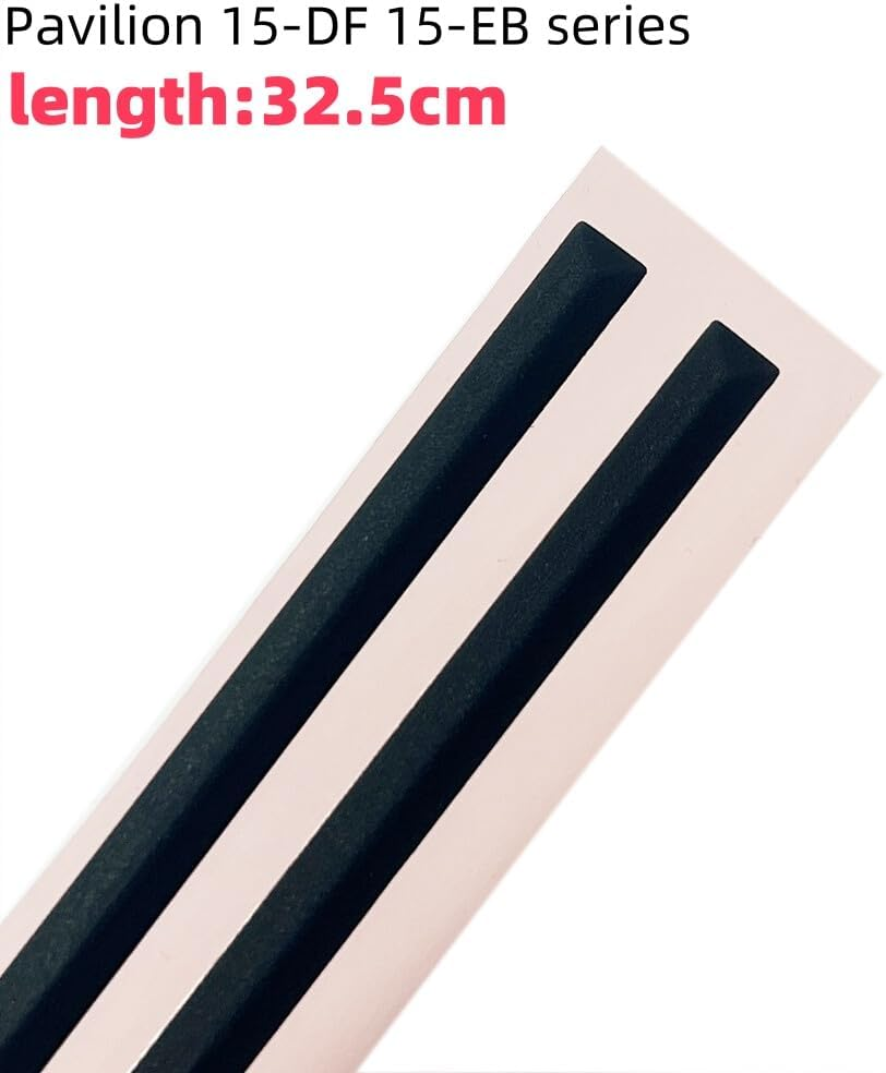 Gintai 2PCS Bottom Cover Rubber Non-Slip Bumper Foot Feet Pad Strips for HP Pavilion 15-DF 15T-EB 15-EB 15-EB0043DX L95645-001 （Length;32.5Cm） image number 4