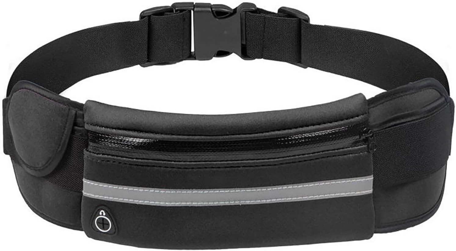 Running Belt, Waist Belt,Waist Pack Bag for Running,Hiking Cycling Workout,Reflective Runners Belt,Jogging Pocket Belt,Running Waist Belt,Money、Phone、Water Bottle Holder for Travelling image number 4