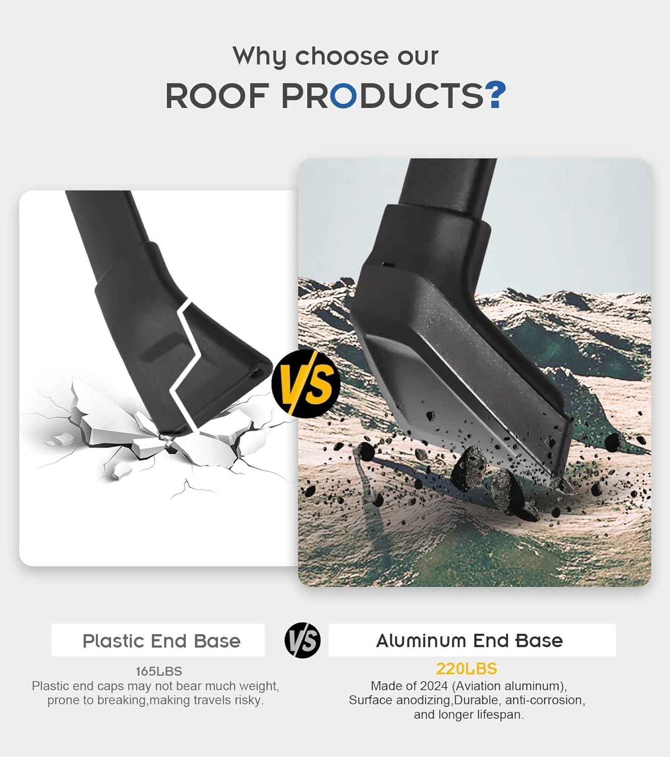 Cross Bars Roof Racks Compatible with Toyota Corolla Cross 2022 2023 2024 Aluminum Crossbar Roof Rail Bar 2PCS Lockable for Canoe, Kayak, and Bike image number 5