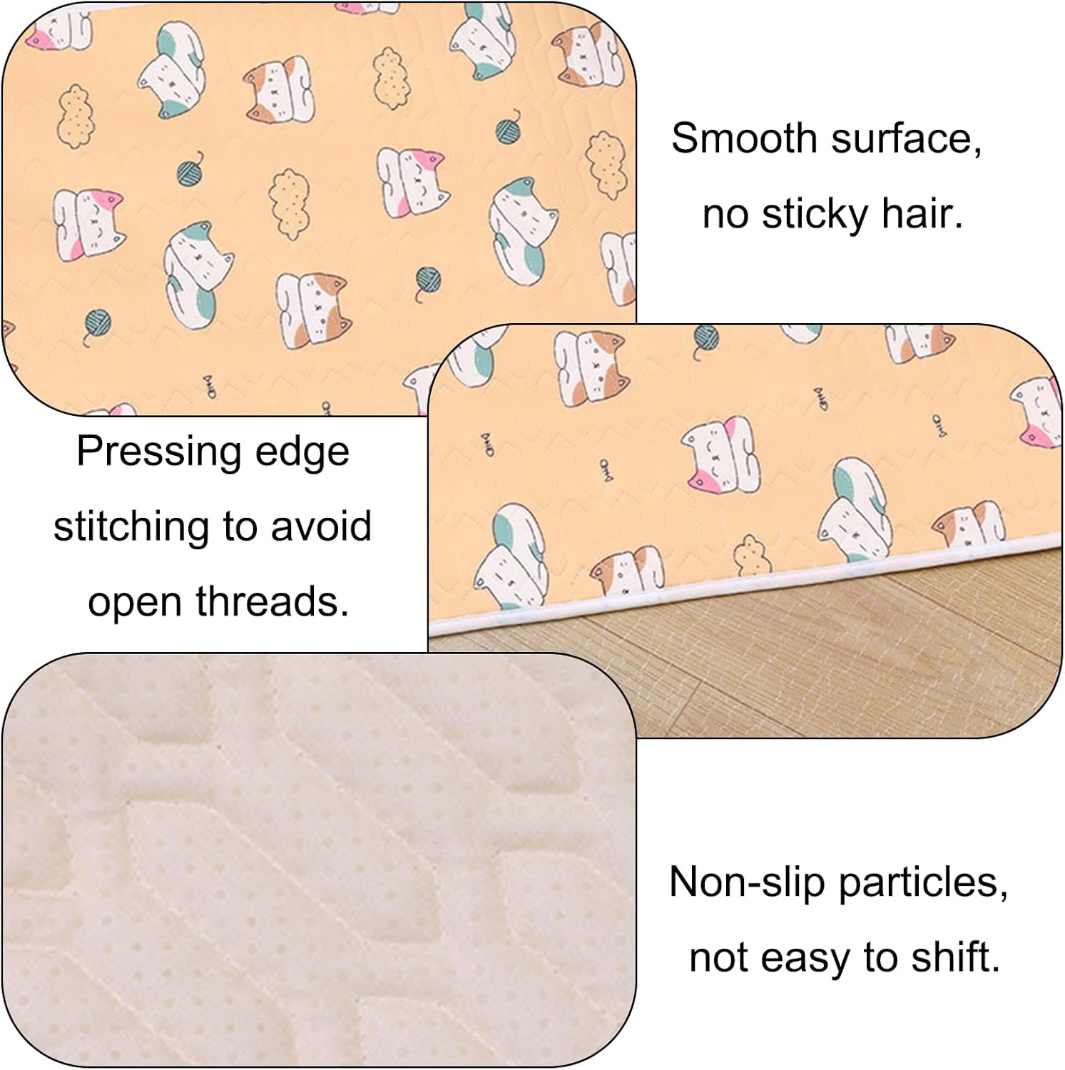 KASESSS Latex Cat Cooling Mat, Pet Cooling Mat Foldable, 50X40Cm Pet Cooling Mat for Cats, Cool Mat for Cats Dogs, Breathable Cat Cool Mat, Cat Cooling Pad Keep Pet Cool in Summer for Small Medium Pet