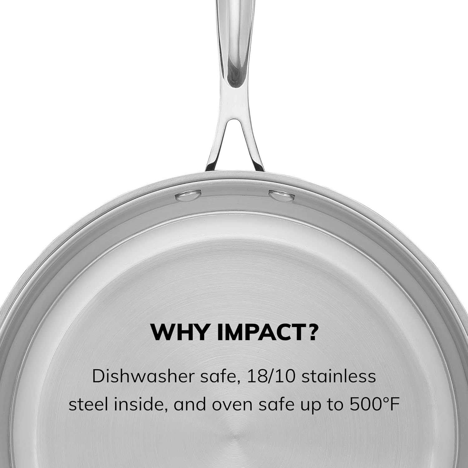 Scanpan SP71002000 Impact Fry Pan, 20Cm Diameter, Silver image number 5