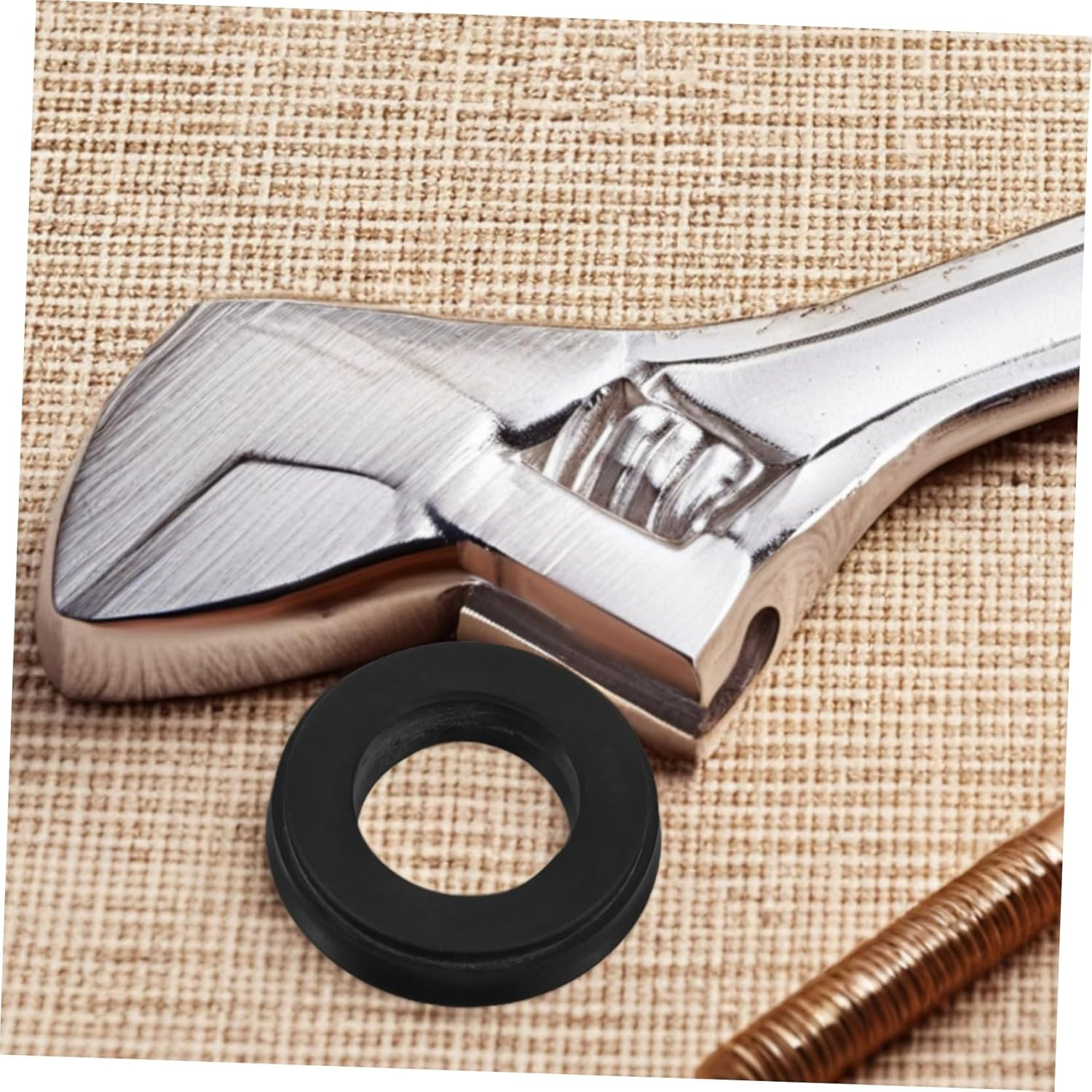 MUELODSIC Hydraulic Floor Jack Seal Kit Jack Repair Supplies Leather Bowl Automotive Tool Accessory image number 1