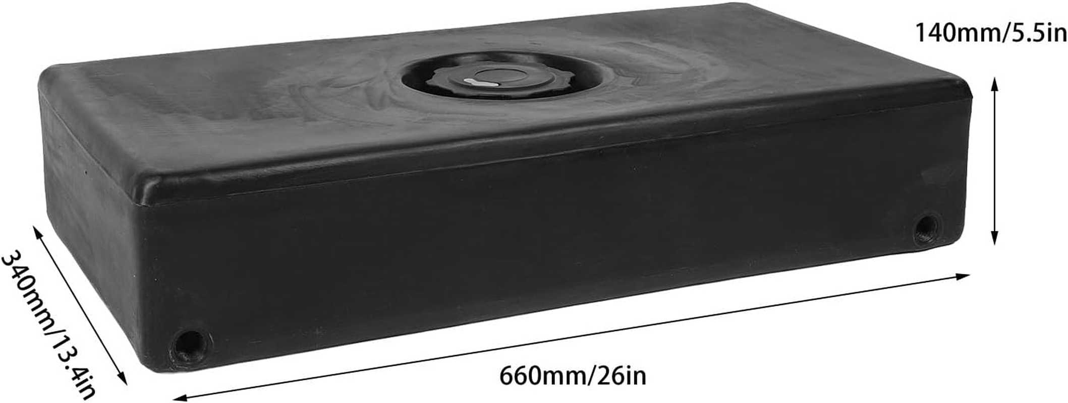 8 Gallon RV Water Holding Tank, Impact Resistant, Leakproof, Integrated Process, Large Diameter Inlet for Rvs, Trailers, Boats image number 4