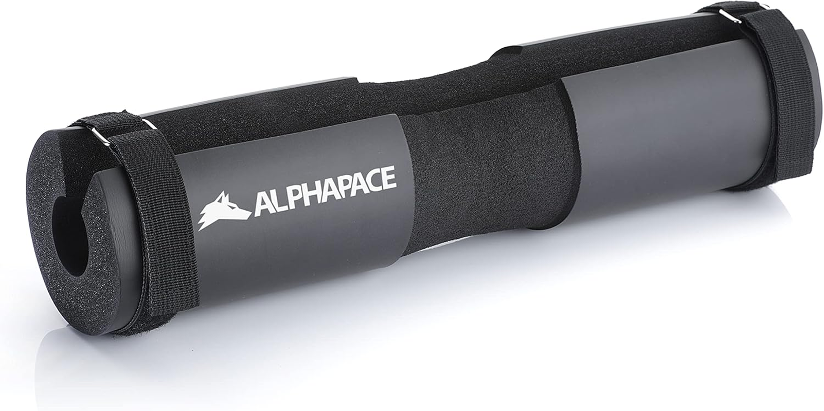 ALPHAPACE Barbell Pads, Hip Thrust Pad for Barbell Bar, Barbell Pad as Neck Pad for Barbell, Hip Pads, Squad Pads for Squats, Lunges, Fitness in Black