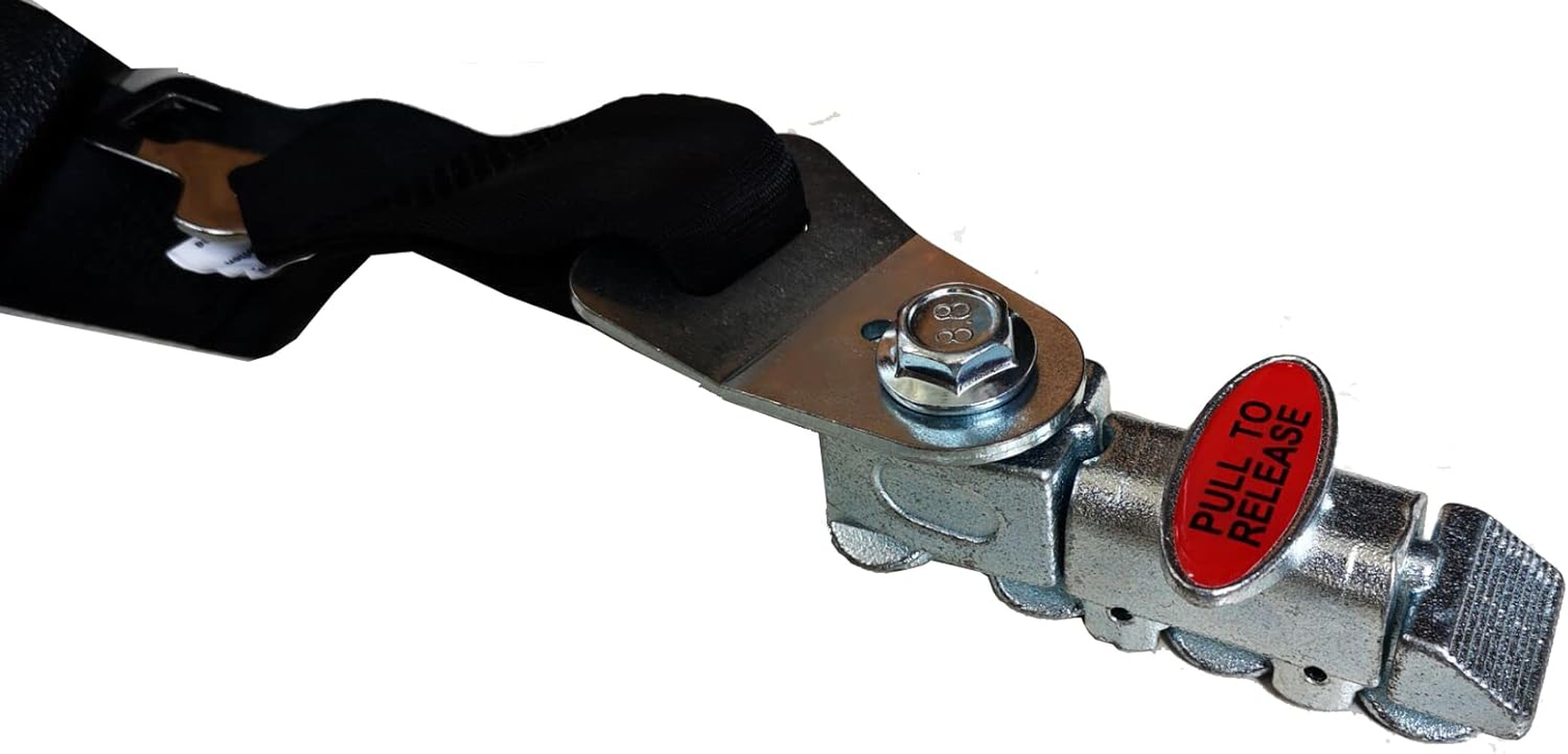 Wheelchair Tie Down,Lap Belt Fits L-Track image number 3