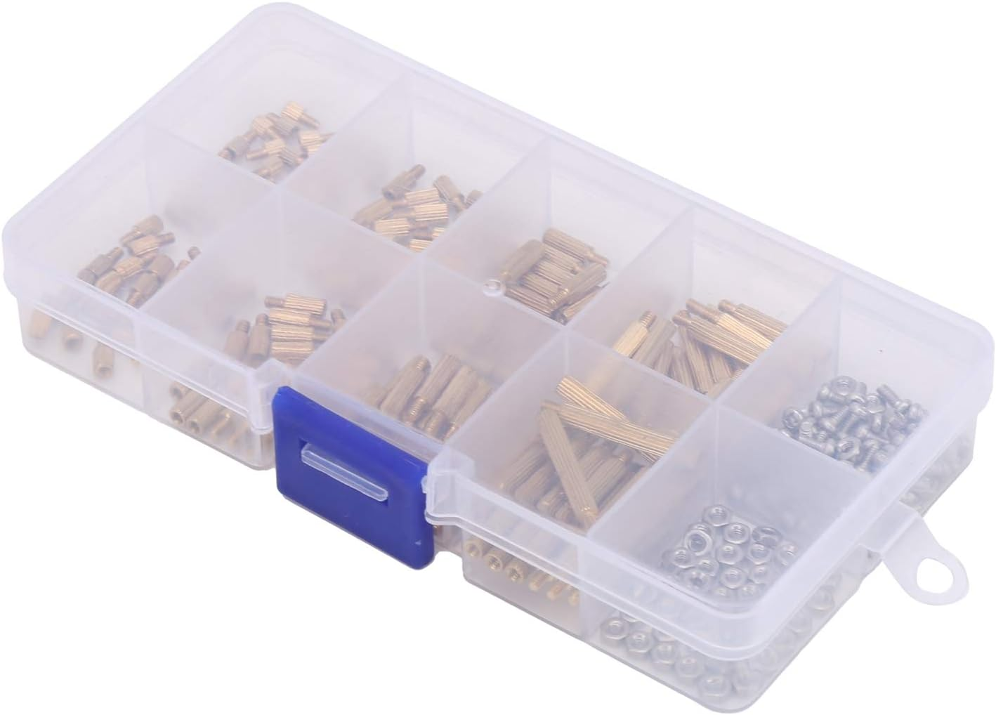 260Pcs M2 Standoff Spacer Kit, Brass Standoff Screw Nut Threaded Industrial Supplies image number 1
