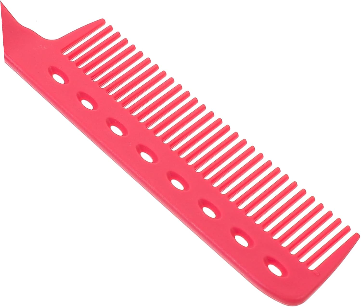 V-Shaped Hair Straightener Comb Foldable Hair Styling Tool for Women Home Hairbrush Haircut Supplies Rose Red image number 3